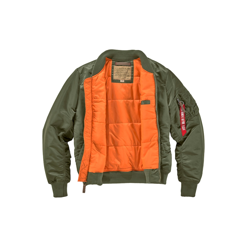 Alpha Industries Bomberjacke »MA-1 VF59 LONG«, ohne Kapuze