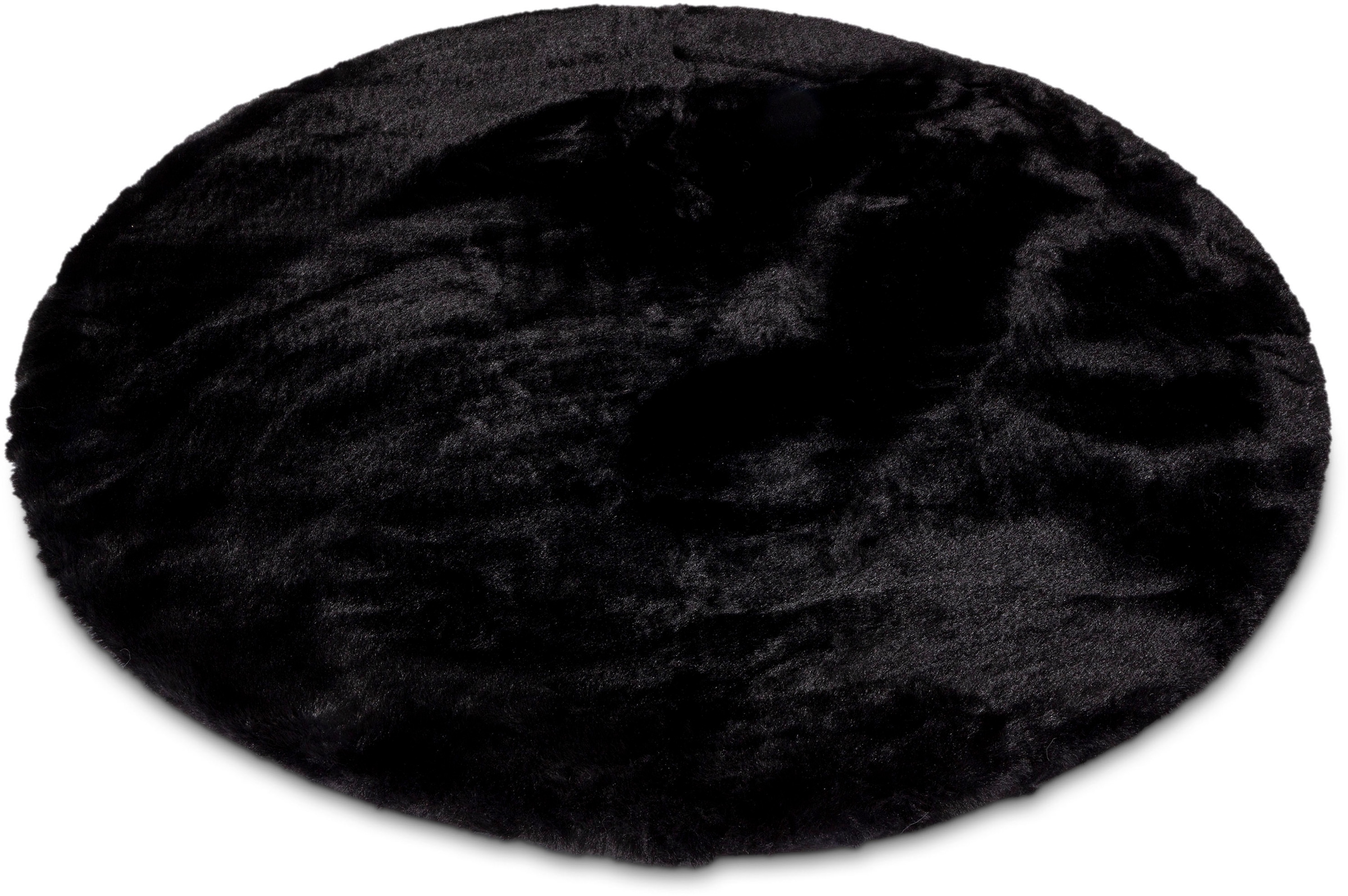 OTTO home Fellteppich »Guidel« rund 30 mm Höhe Kunstfell, Kuschelteppich, U günstig online kaufen