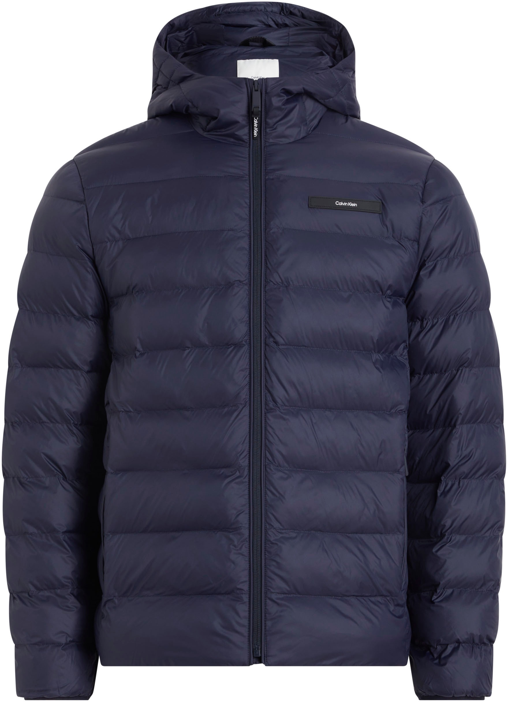 Calvin Klein Big&Tall Steppjacke »BT_QUILTED LW HOODED JACKET«, mit Kapuze, in Großen Größen mit Logoprint