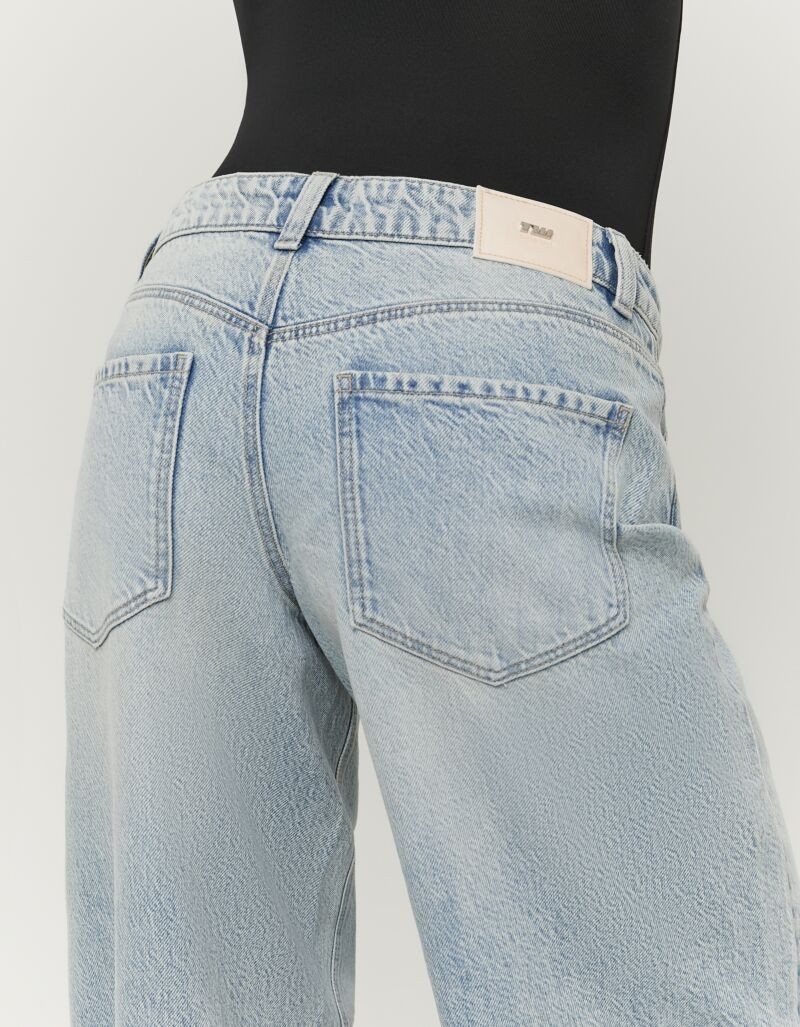 Tally Weijl Low-rise-Jeans »SPADEDODA« aus hochwertigem Baumwoll-Lyocell-Mix, tief geschnitten in weitem Fit