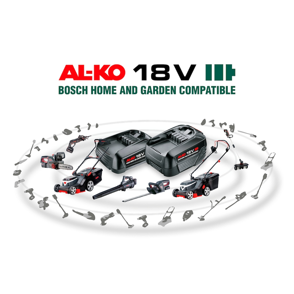 AL-KO Akku-Heckenschere »18 V BOSCH HOME AND GARDEN COMPATIBLE HT 1845«