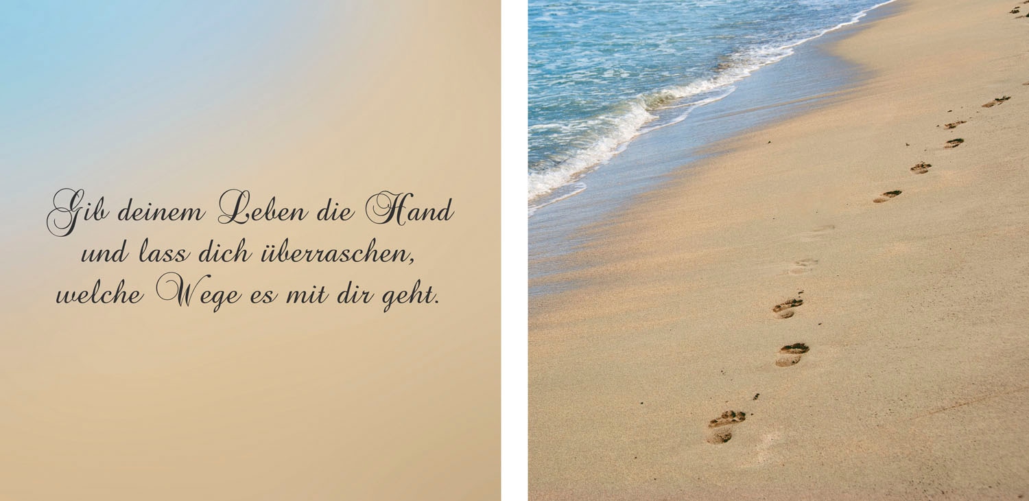 queence Leinwandbild »Wege«, Strand-Strandbilder-Meer-Meer Bilder-Kunst-Mod günstig online kaufen