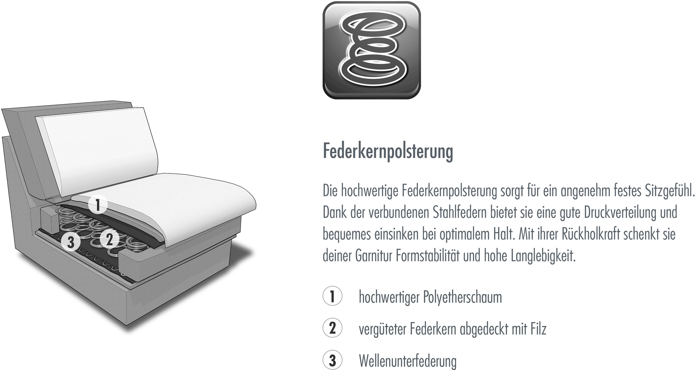 Die PlanBar 2-Sitzer »PP-PF23182« Federkernpolsterung, frei im Raum stellbar