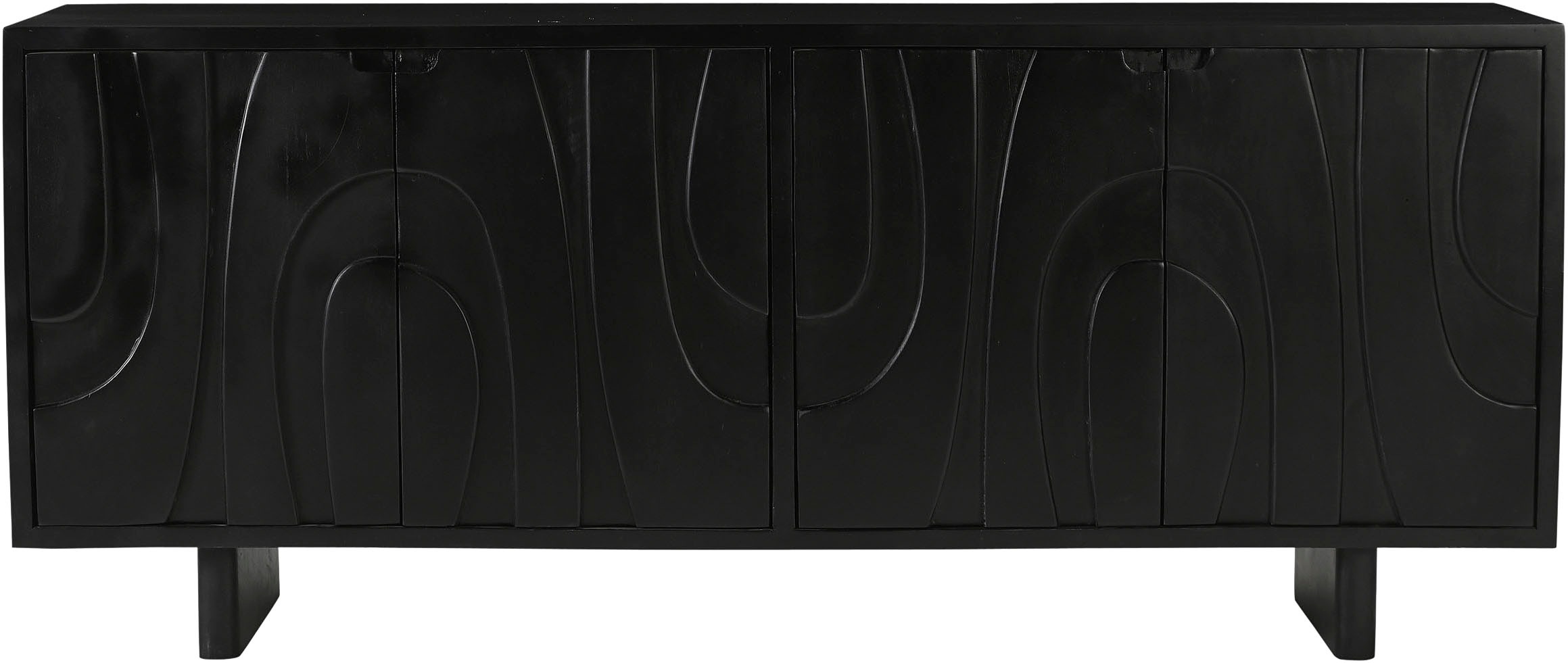 SIT Sideboard, (1 St.), mit Schnitzereien auf der Front