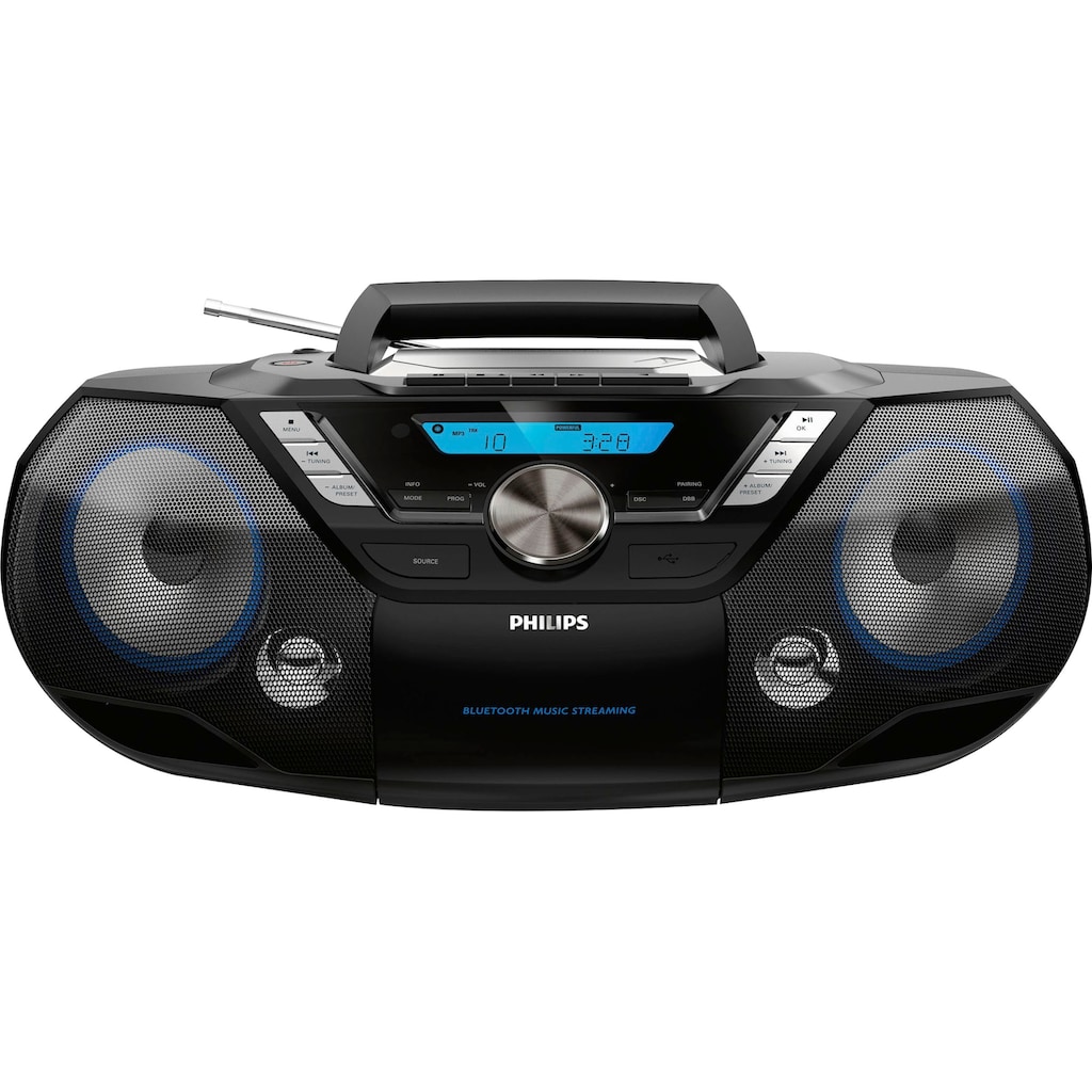 Philips Radio »AZB798T«, (Bluetooth FM-Tuner-Digitalradio (DAB+) 12 W)