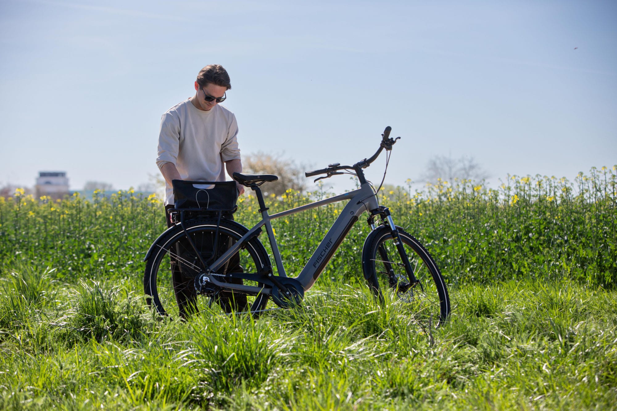 FISCHER Fahrrad »VIATOR MOVE 01 474 D« 8 Gang Shimano Acera RD-M3020-8 Schaltwerk Heckmotor