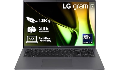 Notebook »Gram 17" 17Z90S-G.AR56G Ultralight«, 43,18 cm, / 17 Zoll, Intel, Core Ultra...