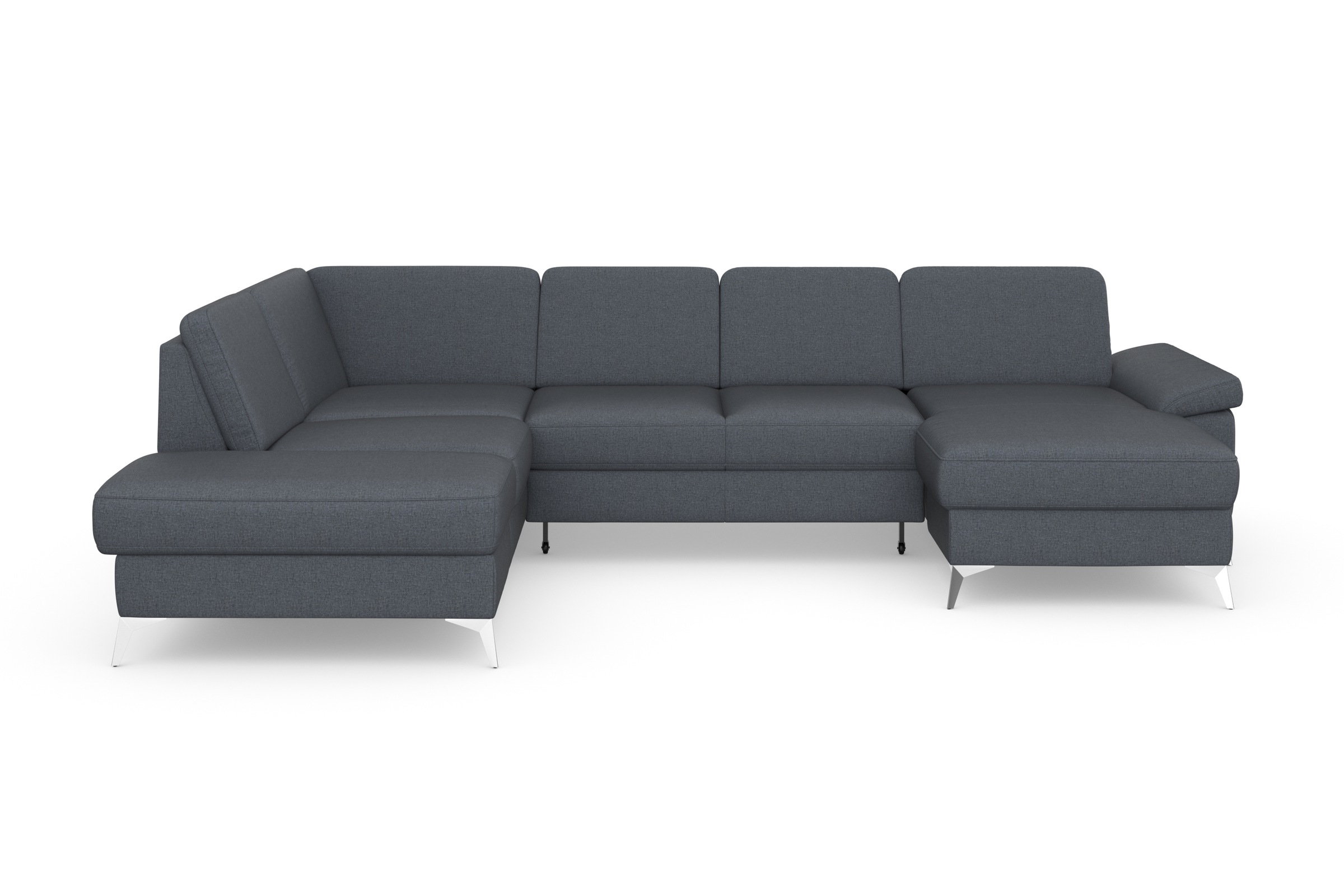 sit&more Wohnlandschaft »Padua U-Form«, inklusive Sitztiefenverstellung, Armteilfunktion und Federkern