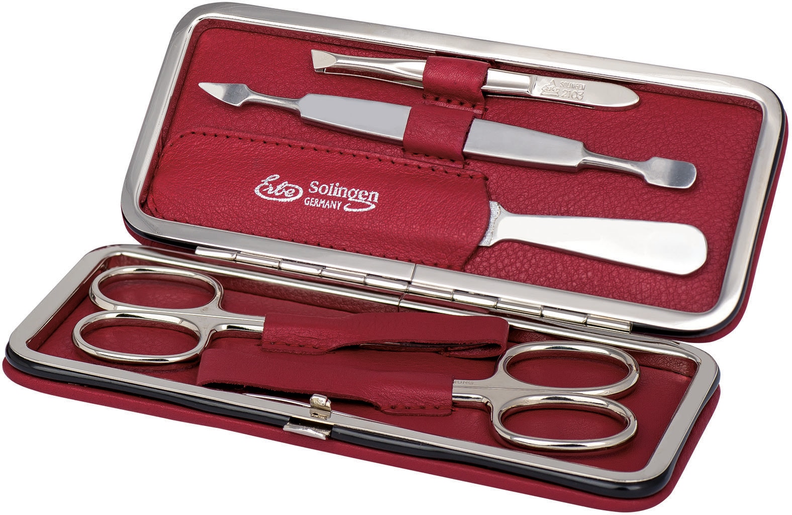 ERBE Maniküre-Etui »Siena« Hochwertiges Leder und robuste Verarbeitung für günstig online kaufen