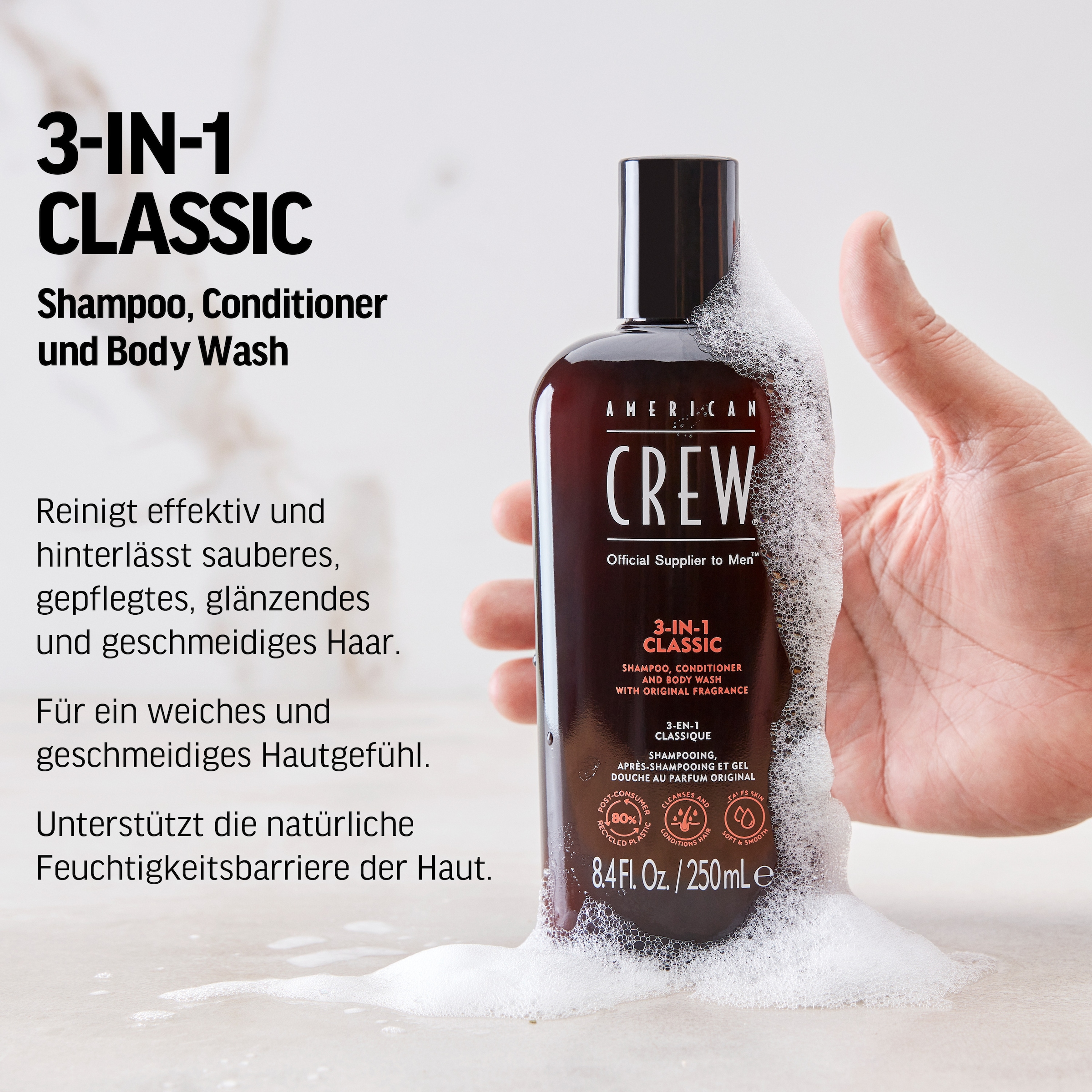 American Crew Haarshampoo »3In1 Classic Shampoo«