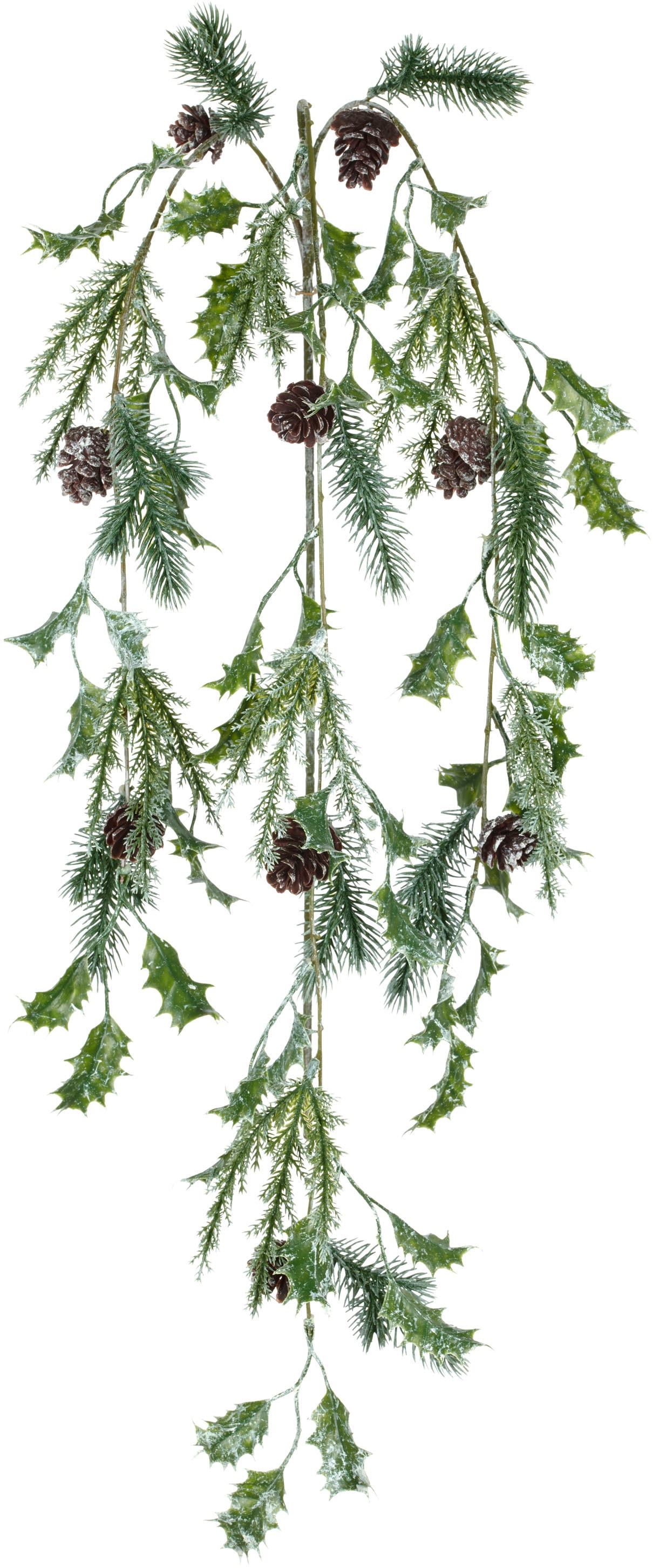 Creativ green Kunstzweig »Hängezweig« mit Zapfen