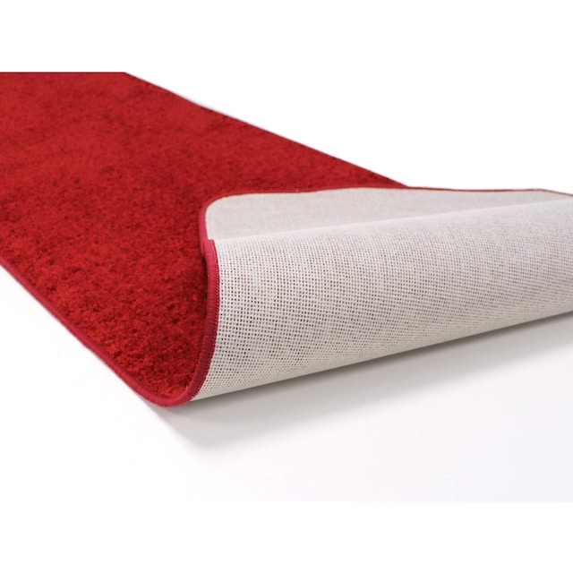 Primaflor-Ideen in Textil Läufer »Teppich MUMBAI«, rechteckig, Teppich- Läufer, weicher Kurzflor, Uni-Farben auf Raten bestellen