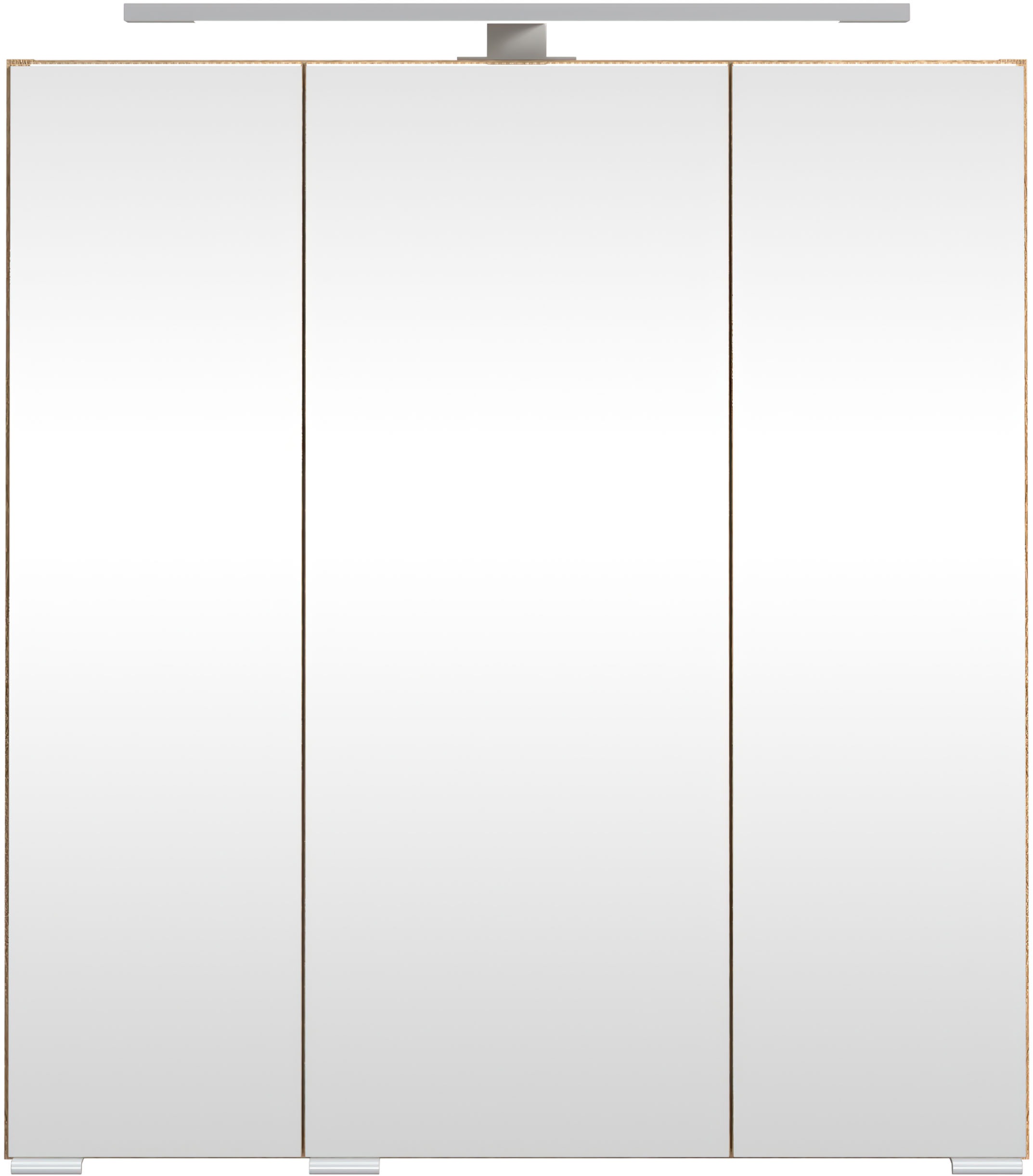 welltime Badmöbel-Set »Set 90 cm breit, Badmöbel mit LED-Beleuchtung«, Held Möbel, 3tlg. Unterbecken-Set, Eixo