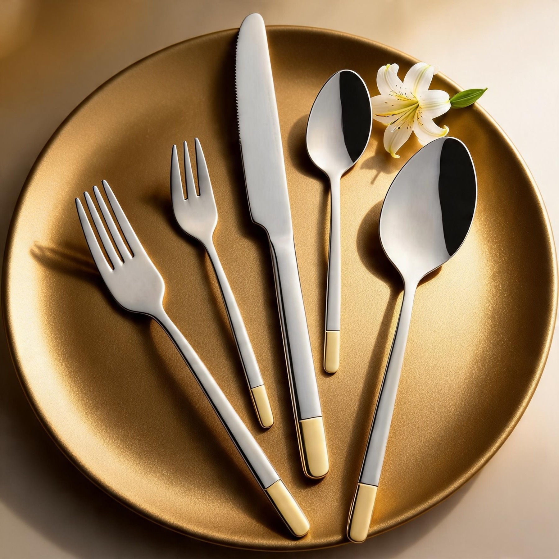 Mulex Besteck-Set »Oceanside« dekorvergoldet