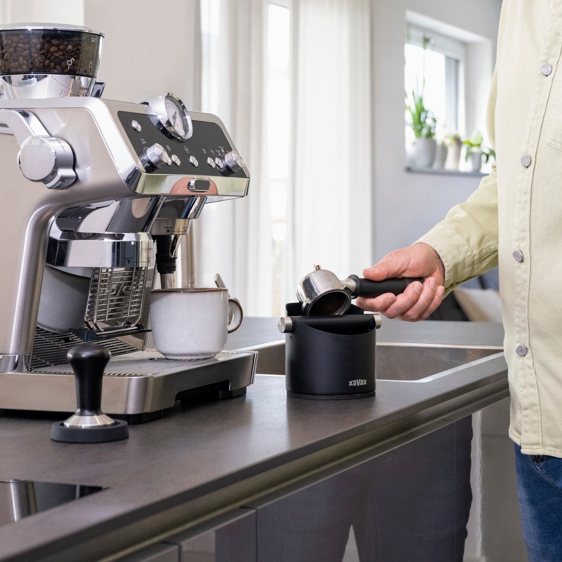 Xavax Auffangbehälter »Abklopfbehälter für Kaffeesatz (Behälter geräuscharm günstig online kaufen
