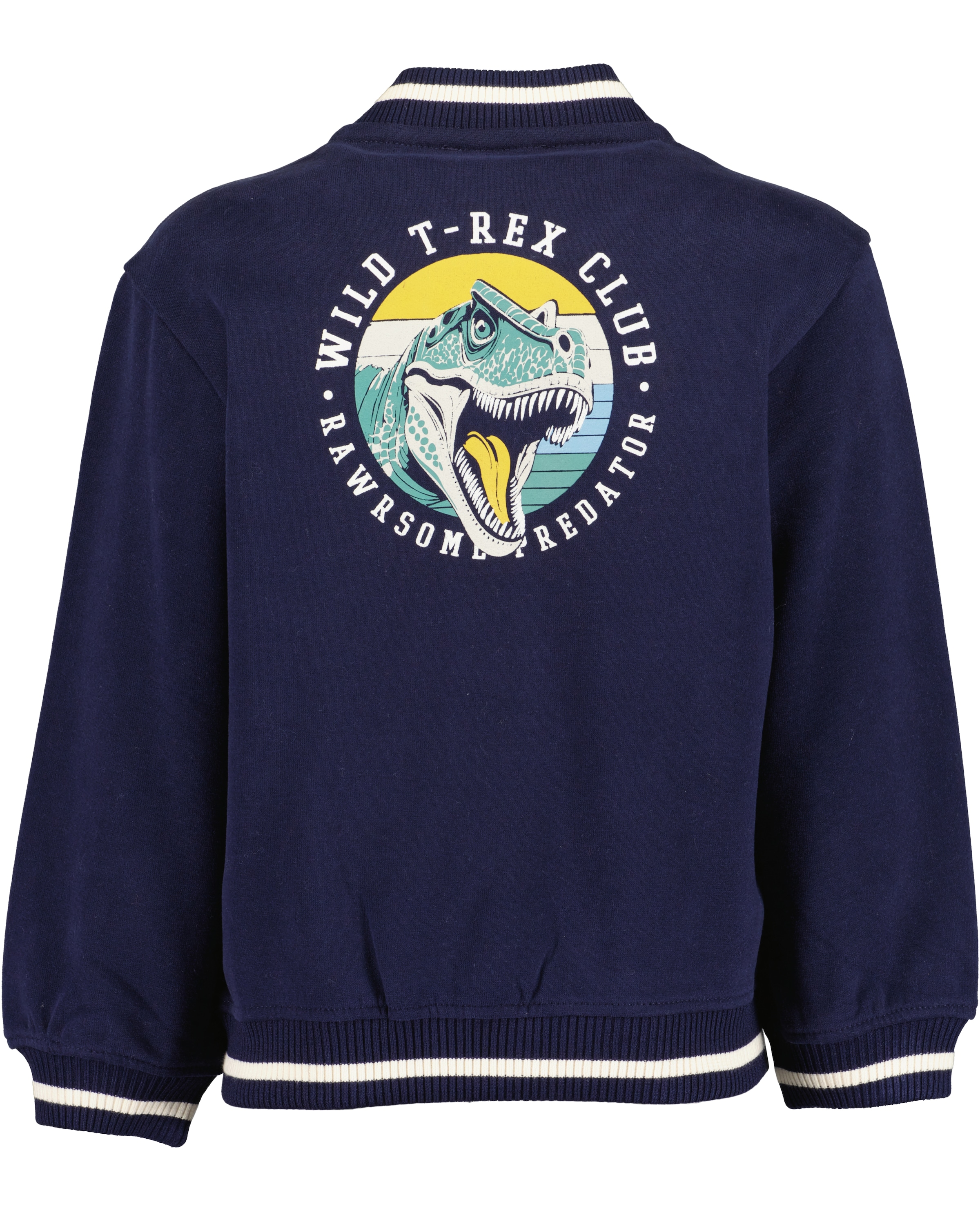 Blue Seven Sweatjacke Baumwollmischung, Ringelbündchen