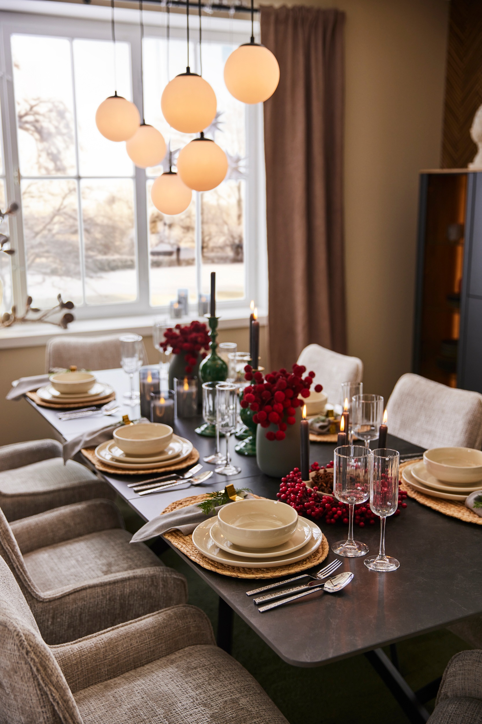 MCA furniture Esstisch »CERRITO Auszugtisch 160-220 cm - marmoriert« 1 Stk. tlg. Keramik,Metall,Synchronauszug,ausziehbar,8-10 Personen