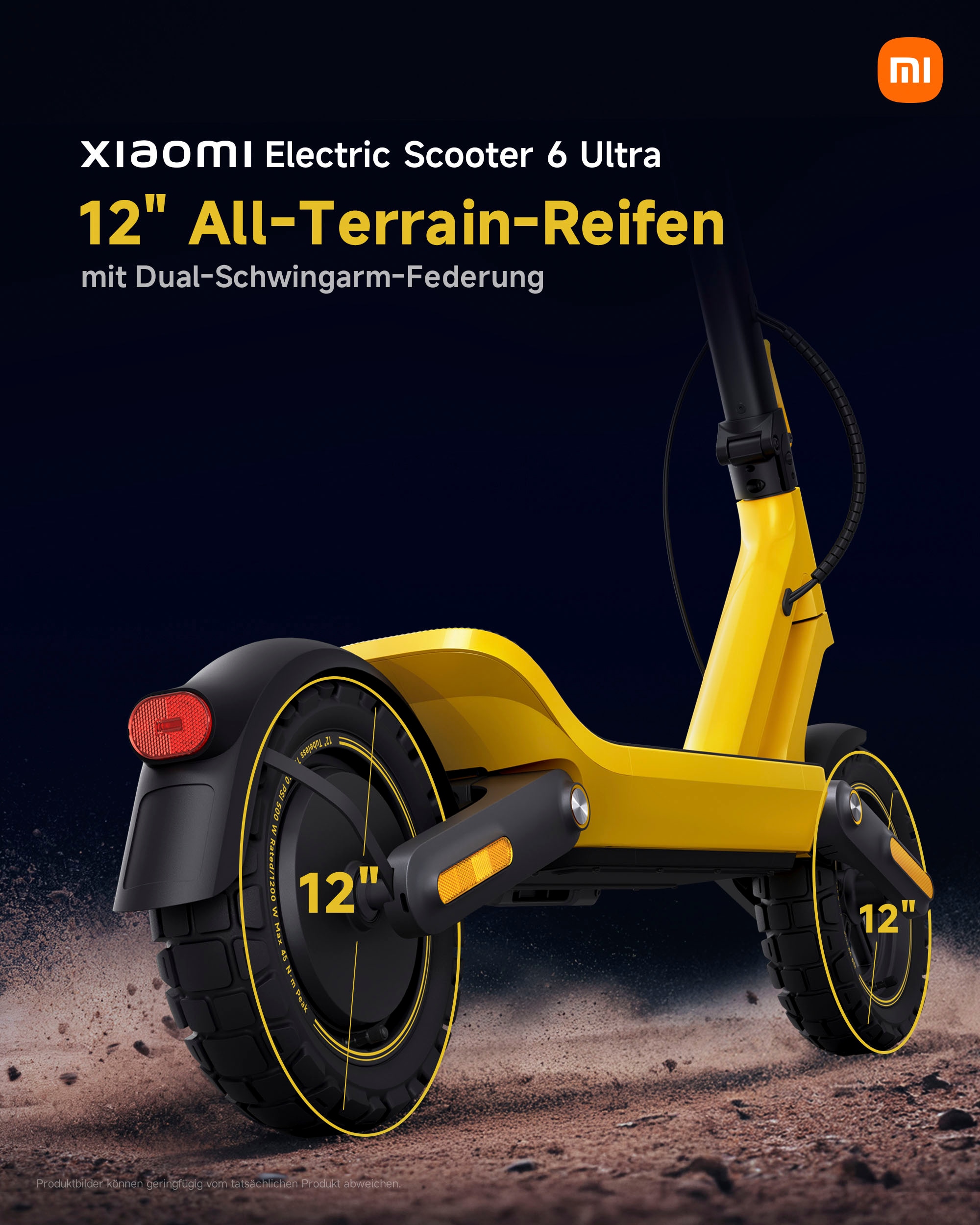 Xiaomi E-Scooter »Electric Scooter 6 Ultra DE« 20 km/h 75 km