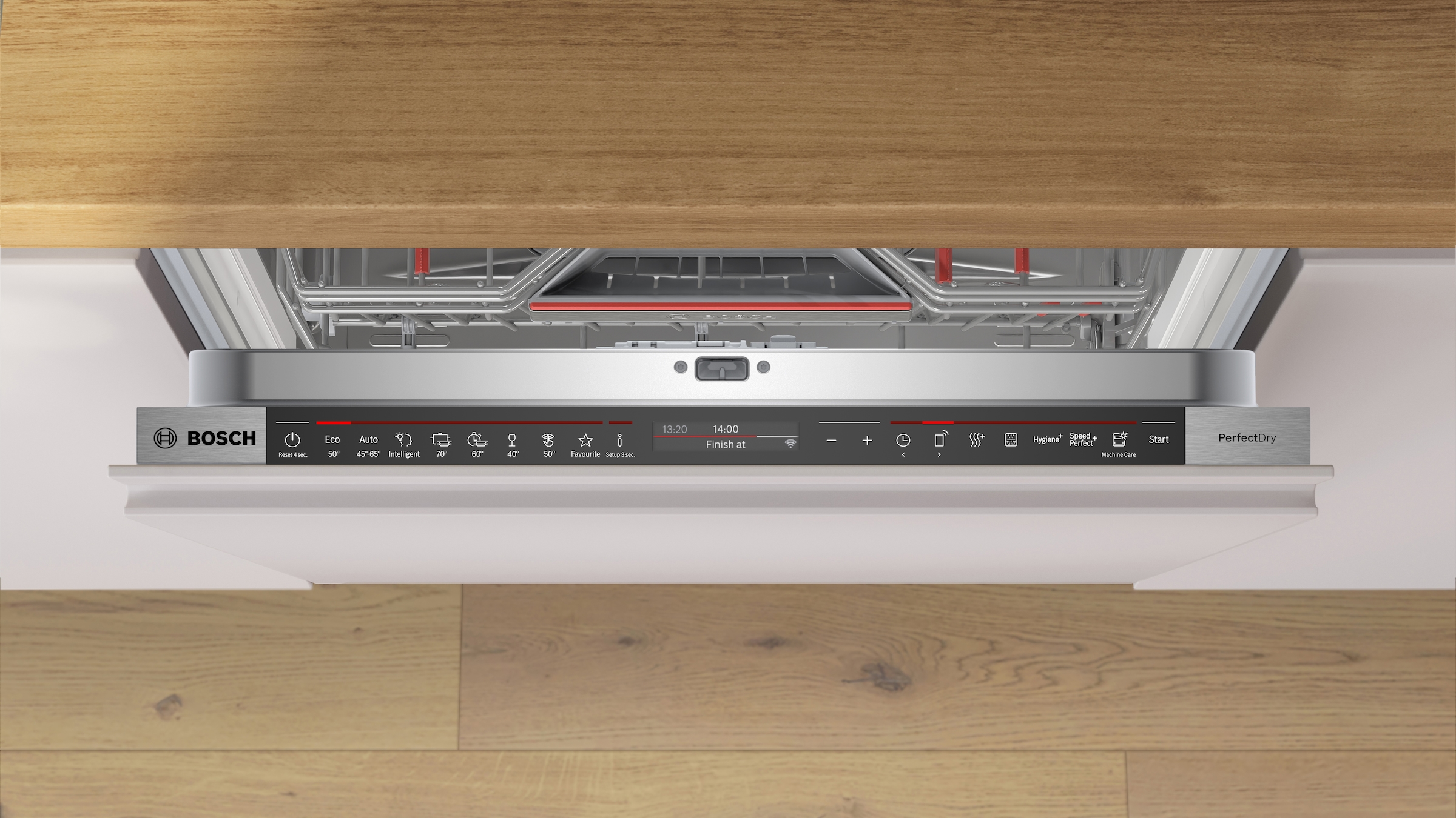BOSCH vollintegrierbarer Geschirrspüler Serie 8 »SMD8TCX04E«, 14 Maßgedecke