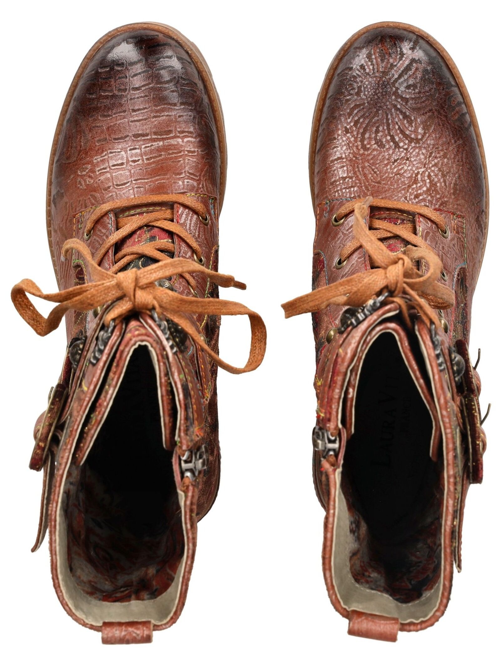 LAURA VITA Schnürstiefel »LAURA VITA Stiefel Leder/Textil«