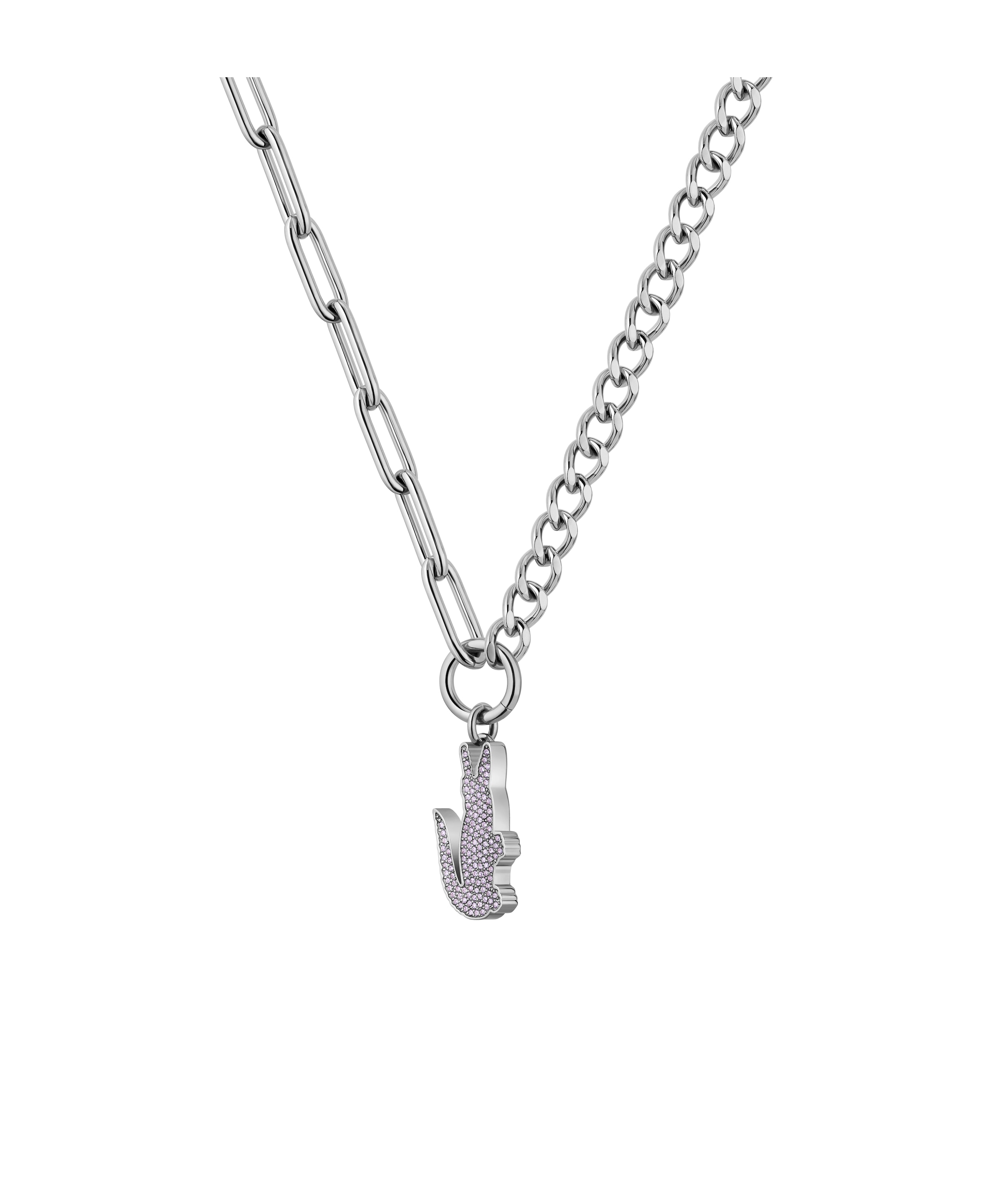 Lacoste Kette mit Anhänger »CROCODILE«, mit Preciosa Crystal
