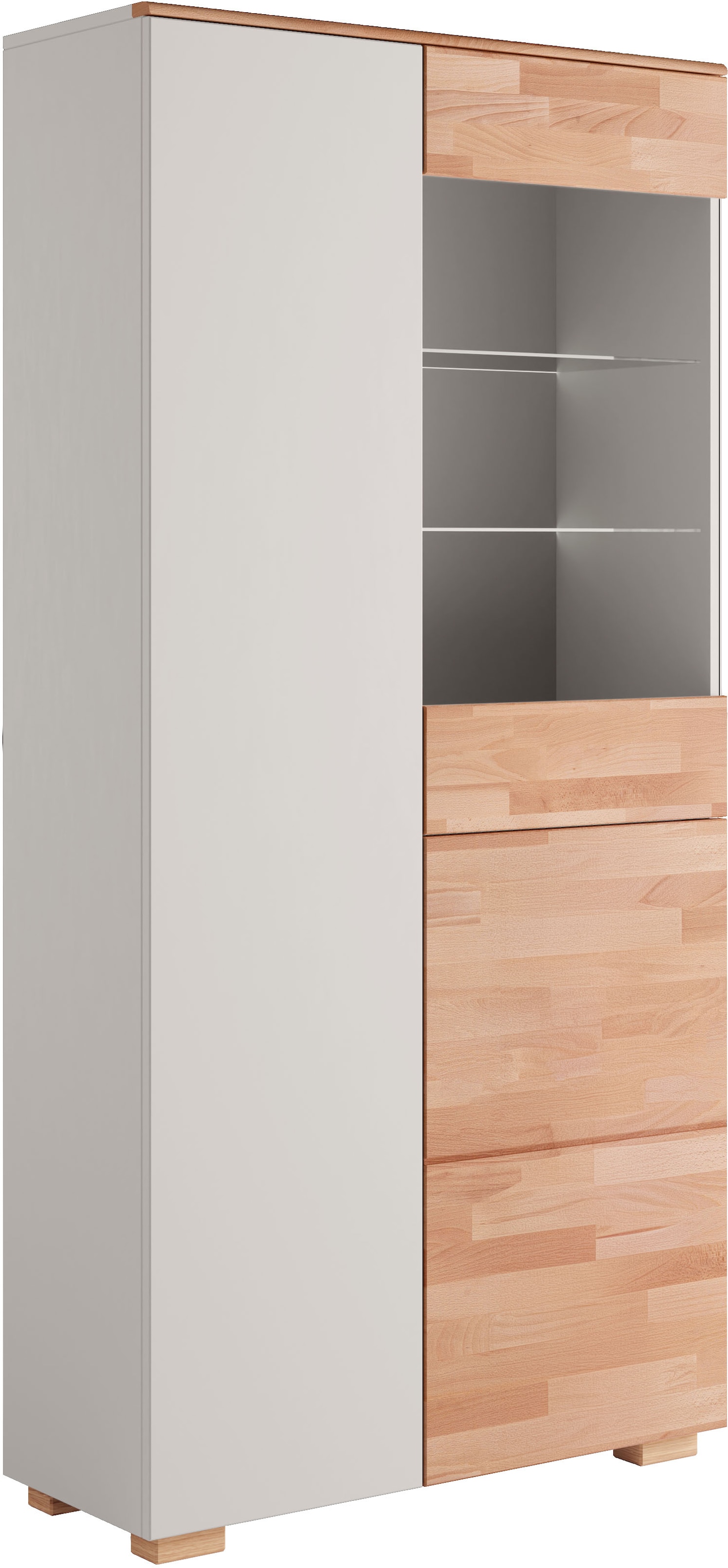 Home affaire Vitrine »CITRA70,viel Stauraum, Wohnzimmer,Tür mit Glaseinsatz günstig online kaufen