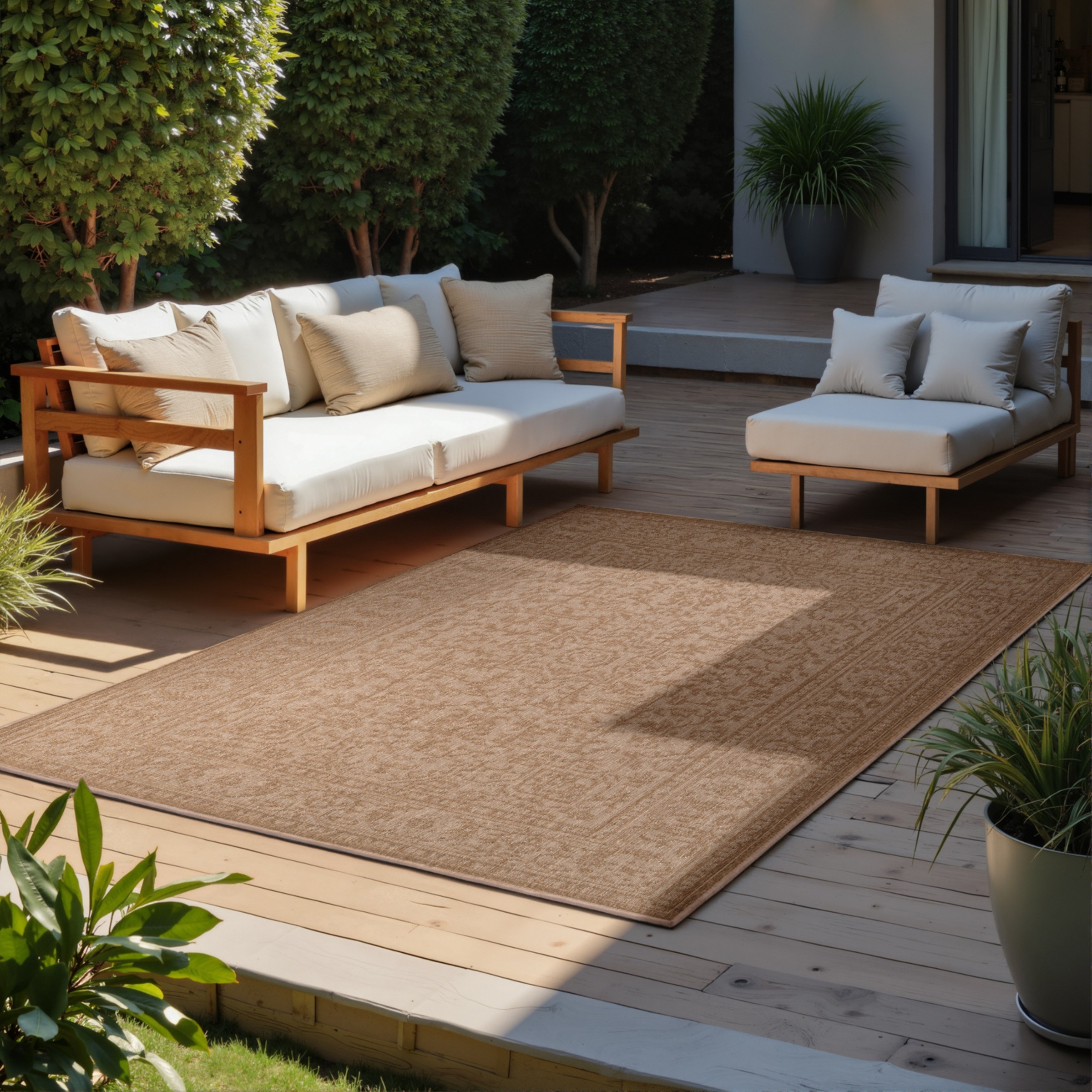 HANSE Home Outdoorteppich »Kona Wendeteppich«, rechteckig, 5 mm Höhe, In un günstig online kaufen