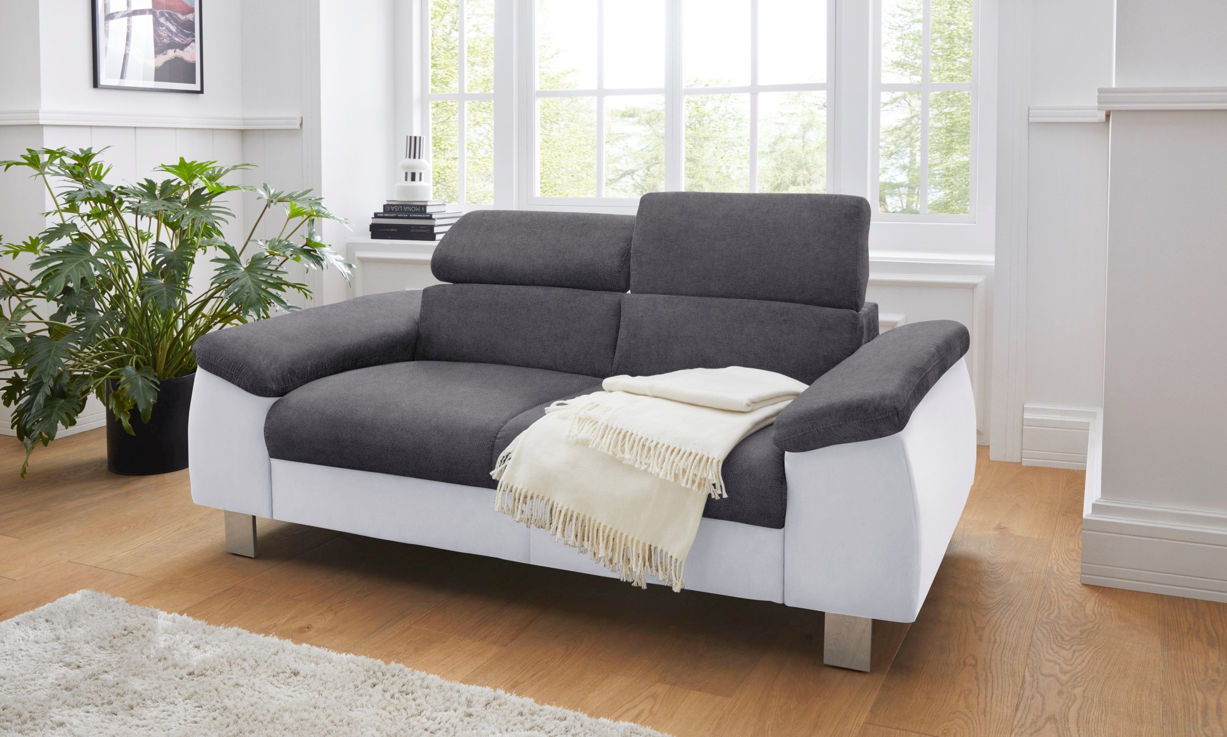COTTA Polstergarnitur »Komaris«, (Set), Set bestehend aus: 2-Sitzer mit Kop günstig online kaufen