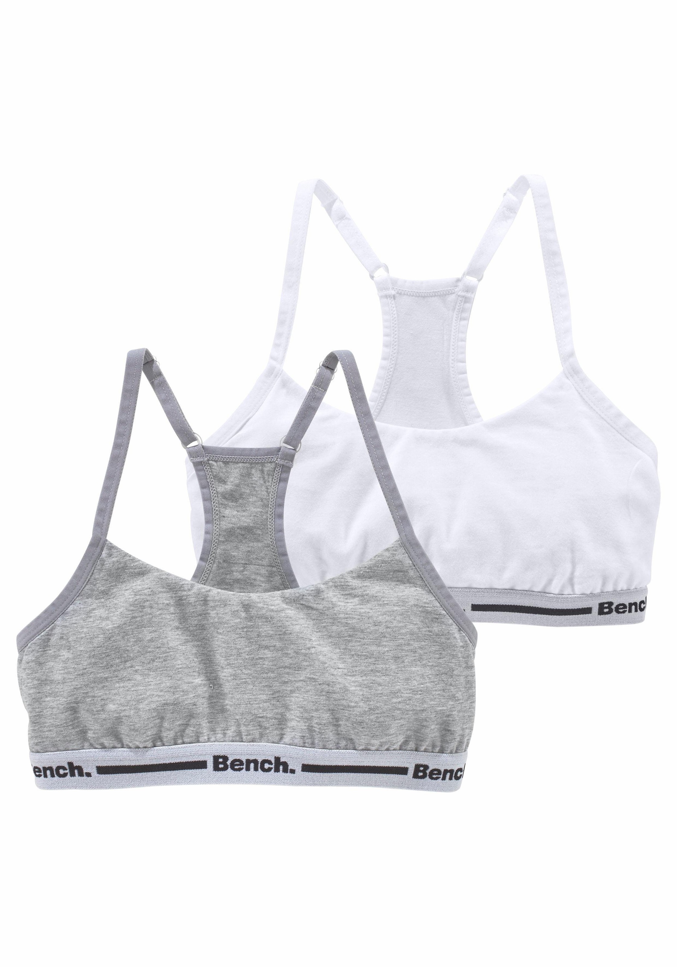 Bench. Bustier Packung, 2 Stk. Mädchen - verstellbarer Ringerrücken