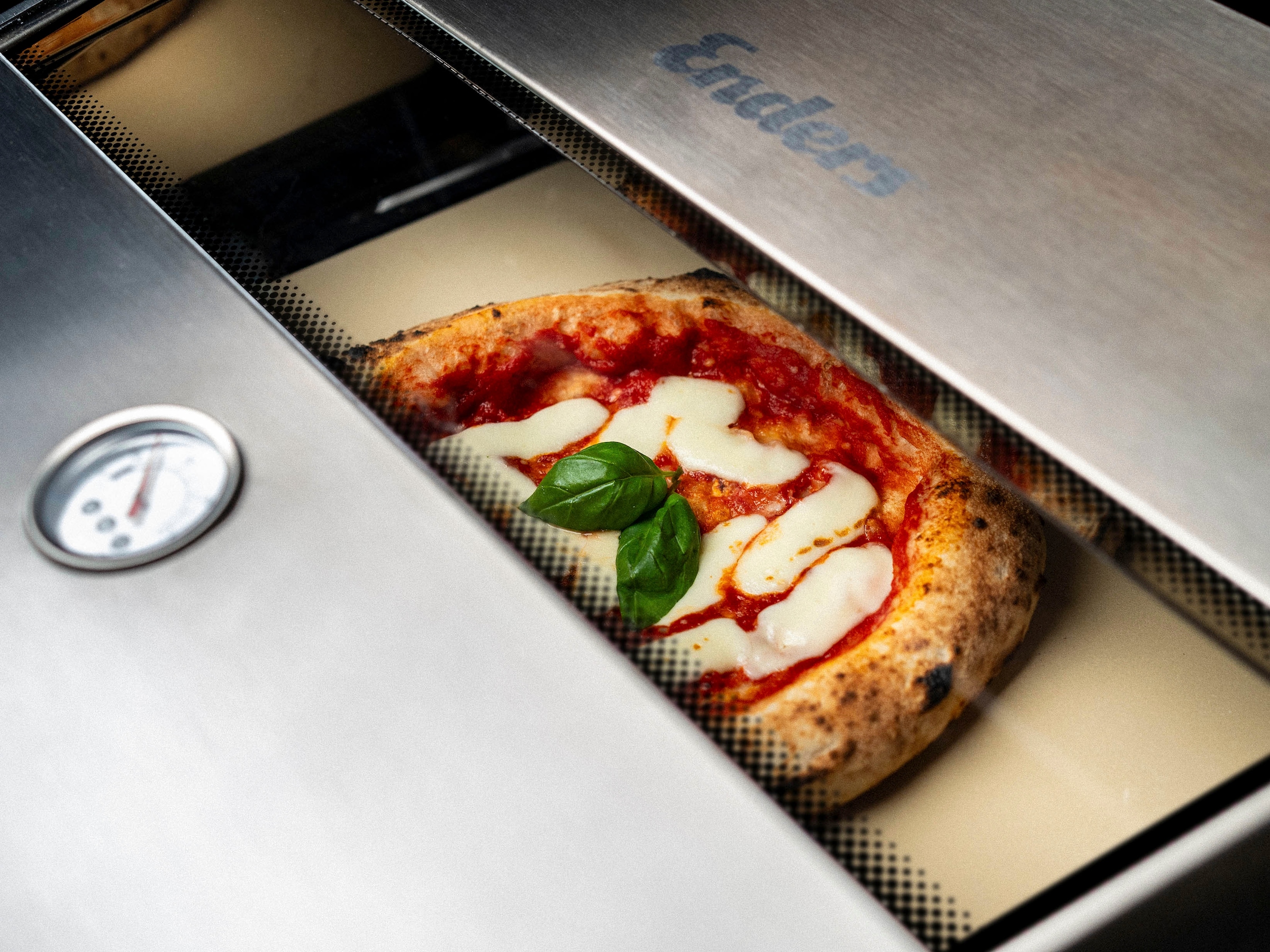 Enders® Pizzaofen-Grillaufsatz »Turbo«, Edelstahl, für 3-/4-Brenner mit Backburner