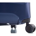 Heys Hartschalen-Trolley »Eco Case, 66 cm, Navy Blau«, 4 Rollen, mit Volumenerweiterung, zum Teil aus recyceltem Material