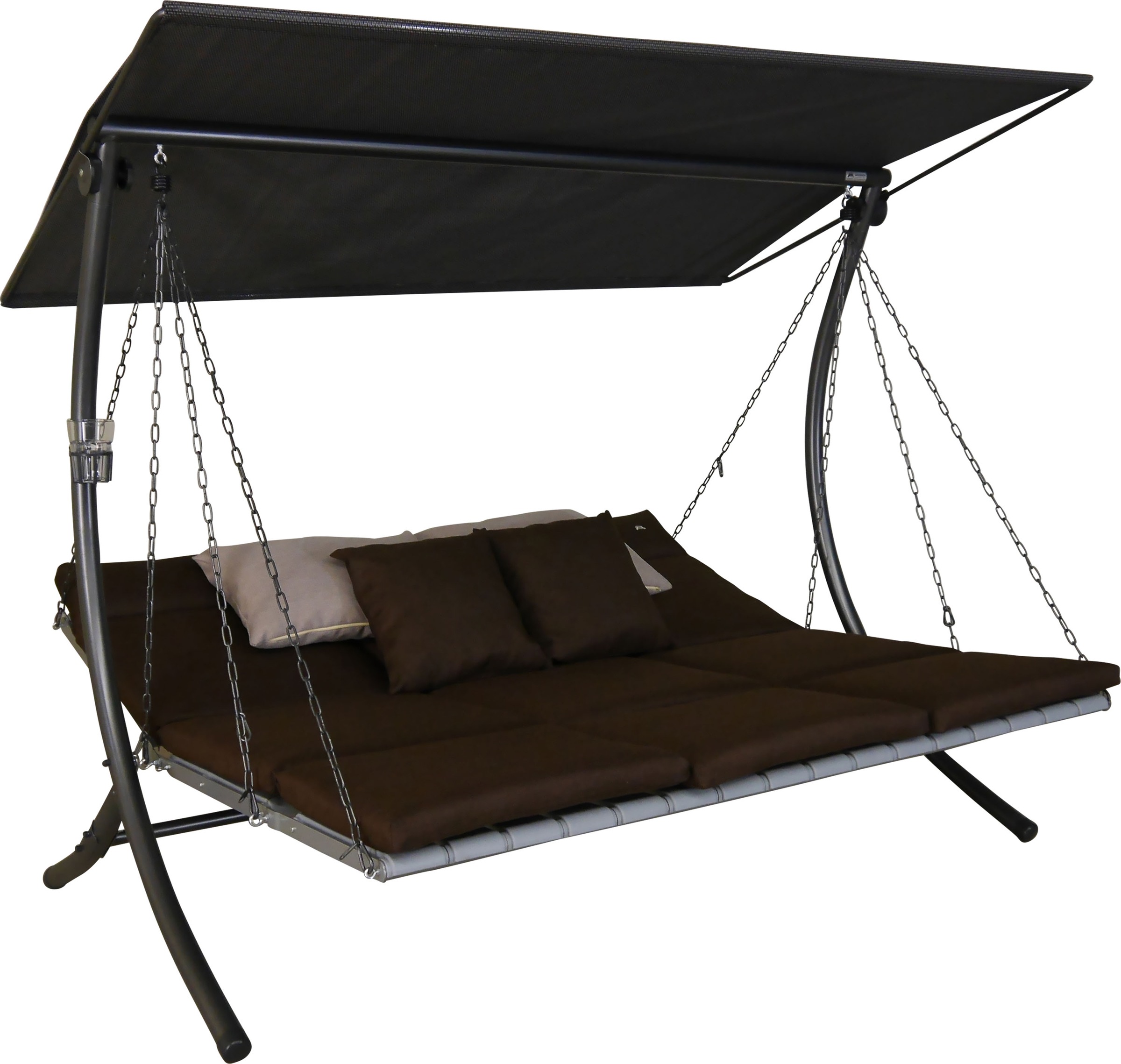 Angerer Freizeitmöbel Hollywoodschaukel »Luxus Smart coffee«, BxTxH: 210x145x160 cm