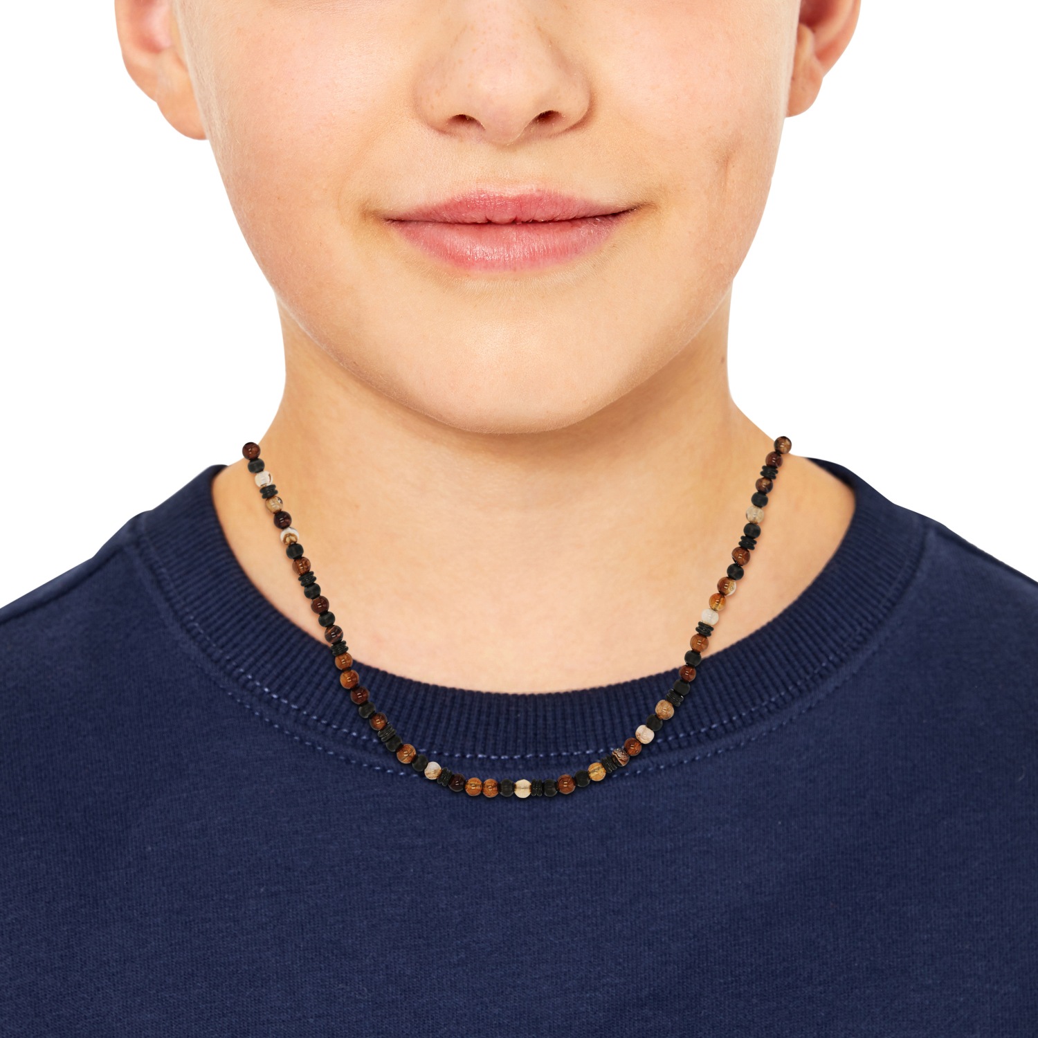 s.Oliver Kette ohne Anhänger »2039723«, mit Achat
