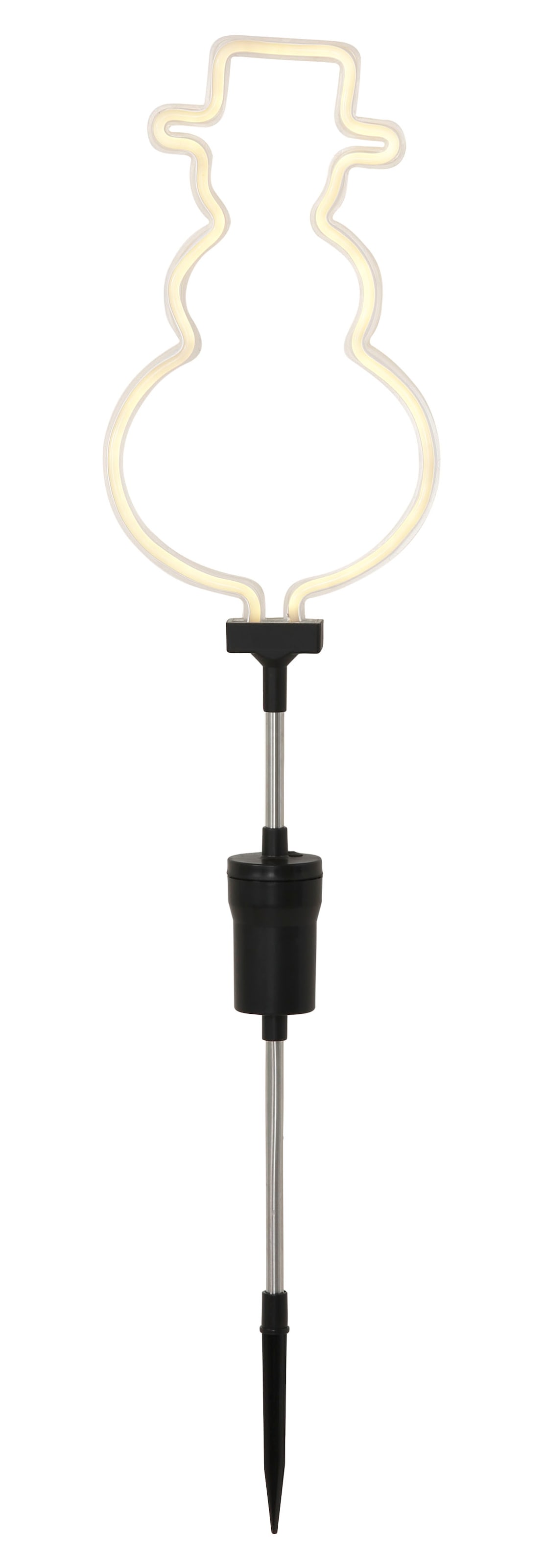 2. Bild von BONETTI LED Gartenleuchte »Schneemann«, LED Neon Stab für den Garten