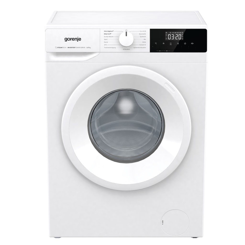 GORENJE Waschmaschine, WNHPI 74 SCS/DE, 7 kg, 1400 U/min, Quick 17´Programm