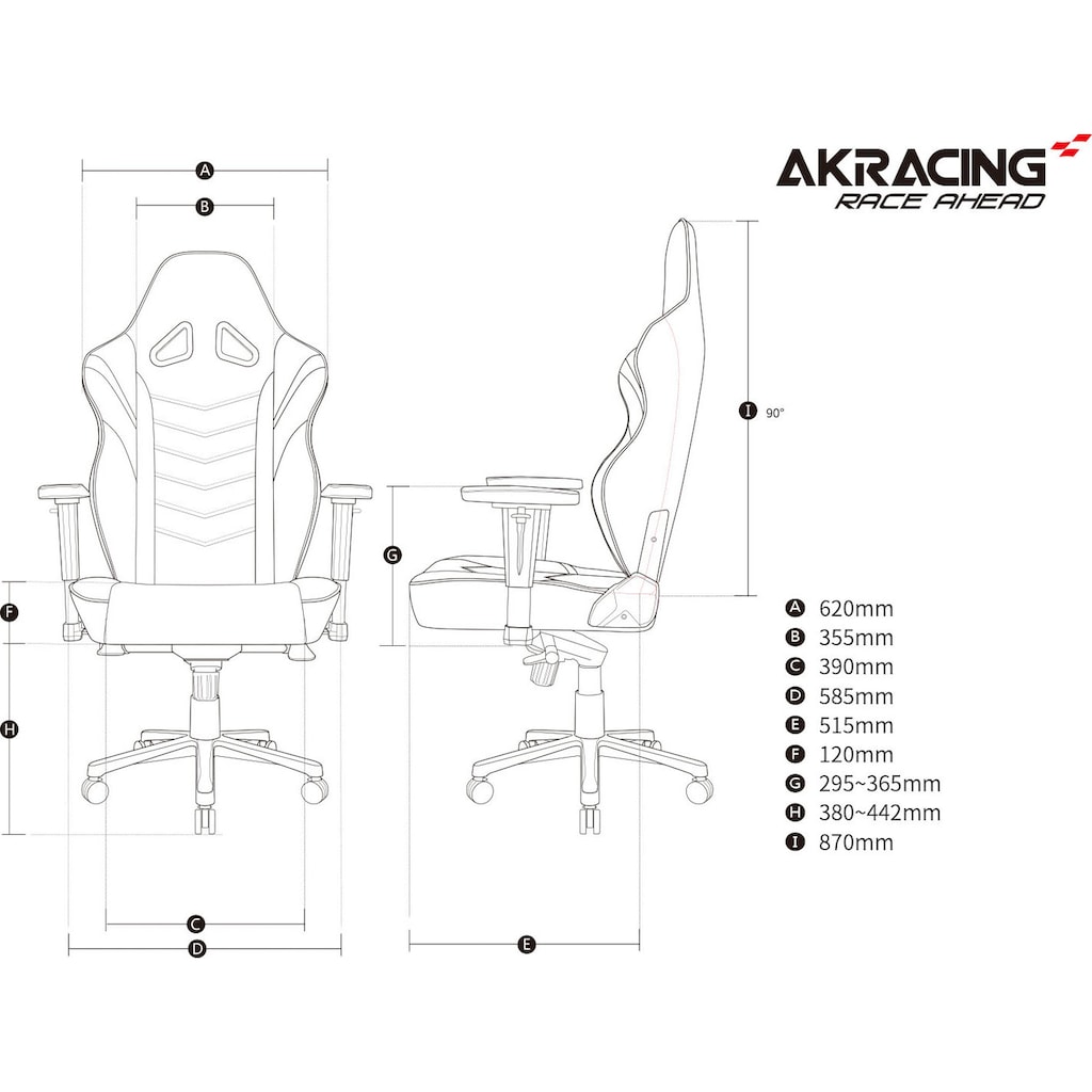 AKRacing Gaming-Stuhl "AKRACING Master Max"