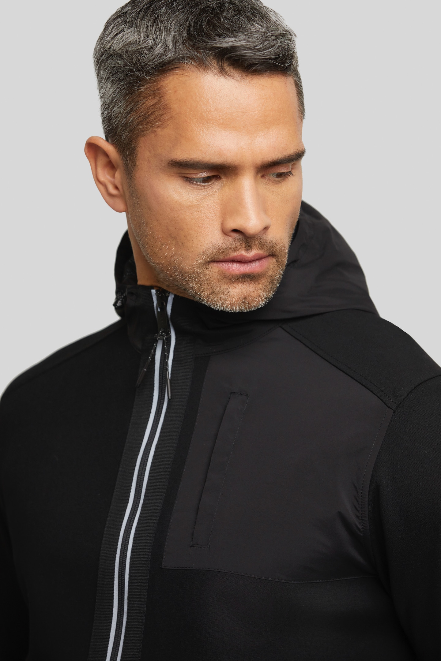 bugatti Sweatjacke, mit abnehmbarer Kapuze