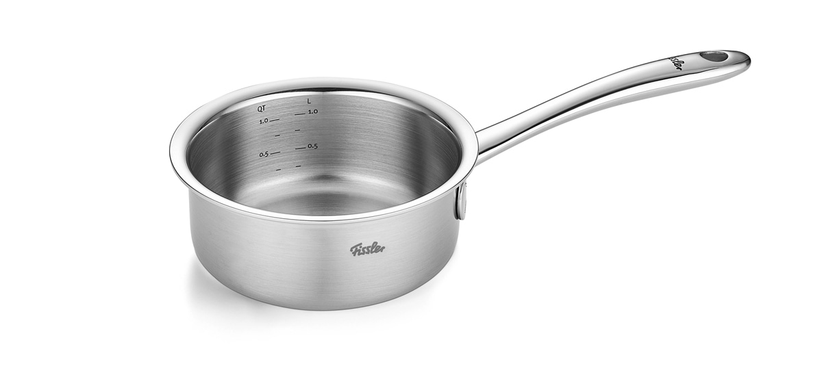 Fissler Kasserolle »M5 Pro-Ply Stielkasserolle  mit Metalldeckel« 1 tlg. Edelstahl 18/10