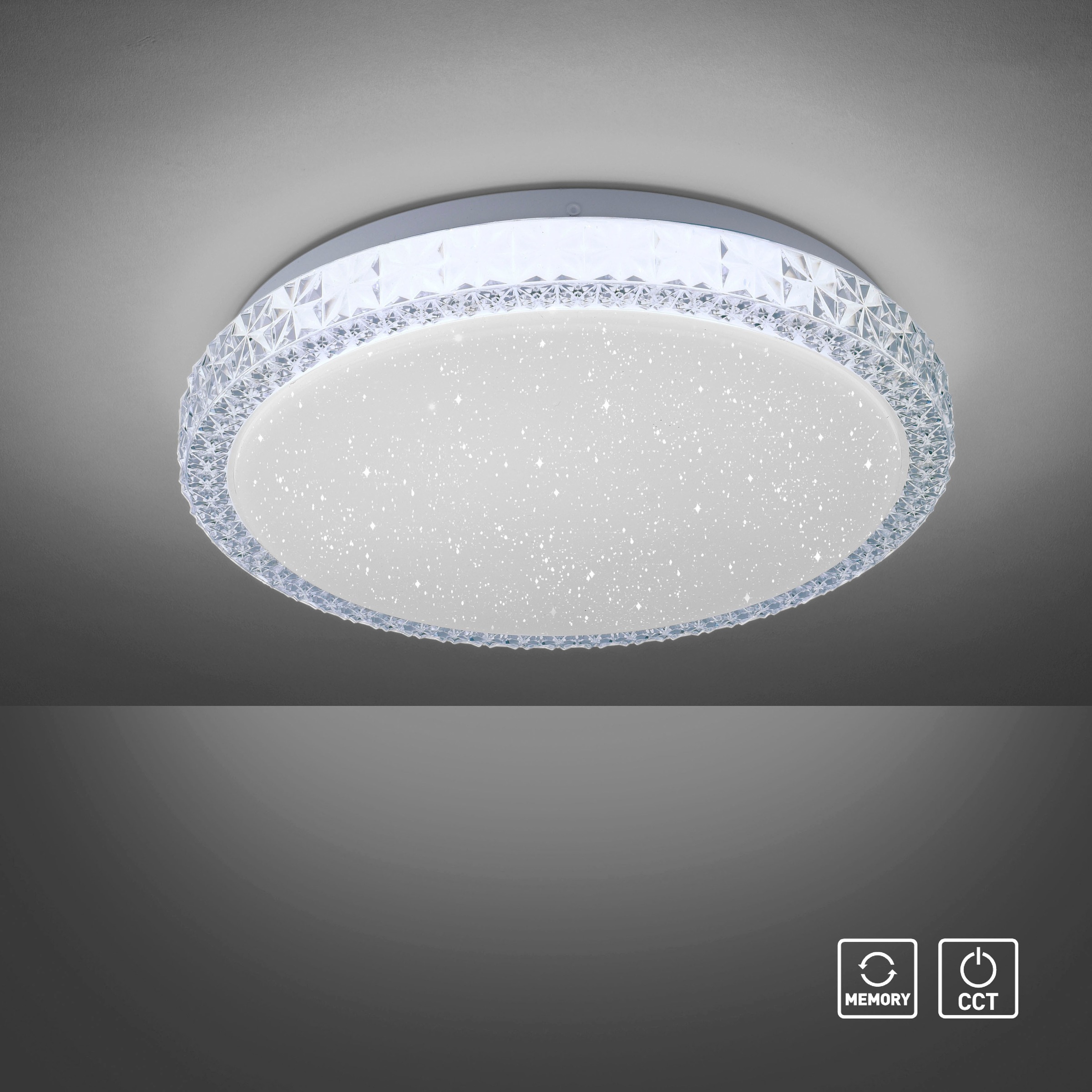 JUST LIGHT Deckenleuchte »FRIDA«, 1 flammig, Leuchtmittel LED-Board   LED f günstig online kaufen