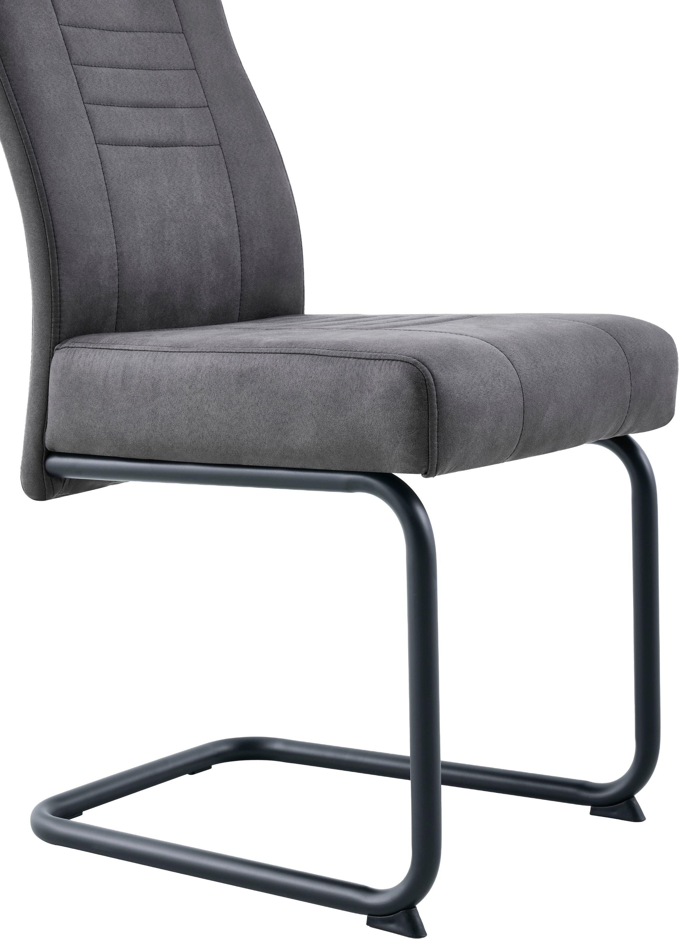 OTTO home Essgruppe »"Altona", Esstisch ausziehbar plus 6 Stühle, TOPSELLER!« Esstisch ausziehbar 140 - 180 cm, 6 Freischwinger, 7 tlg. tlg. Säulentisch 140-180x90 cm, Stuhl mit Federkorb, 140 kg belastbar