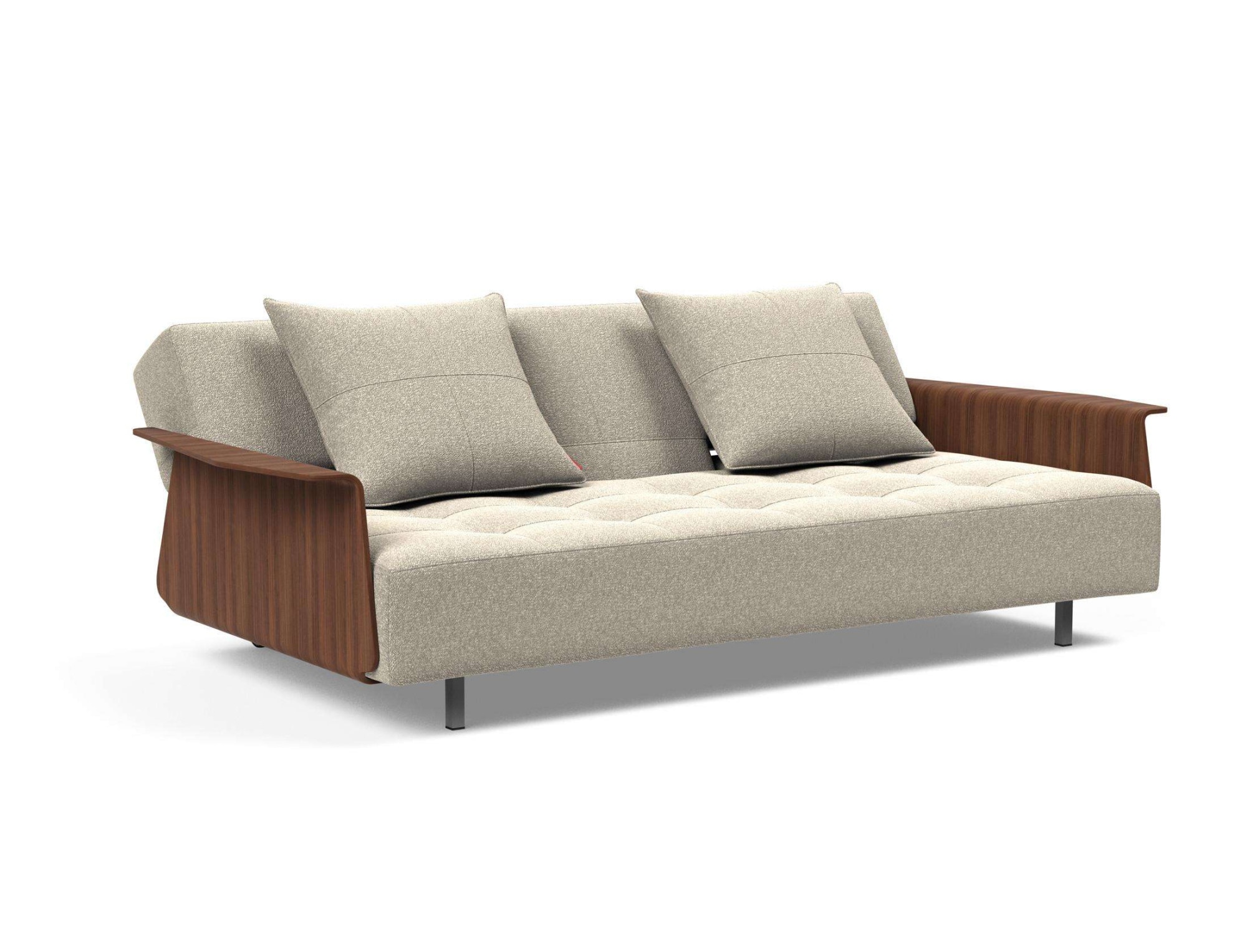 INNOVATION LIVING ™ Schlafsofa »Longhorn, Gästebett, Couch, Tagesliege, Bettsofa,«, Schlaf-, Relax-, oder Sitzposition, Armlehnen, Liegefläche 140x200 cm