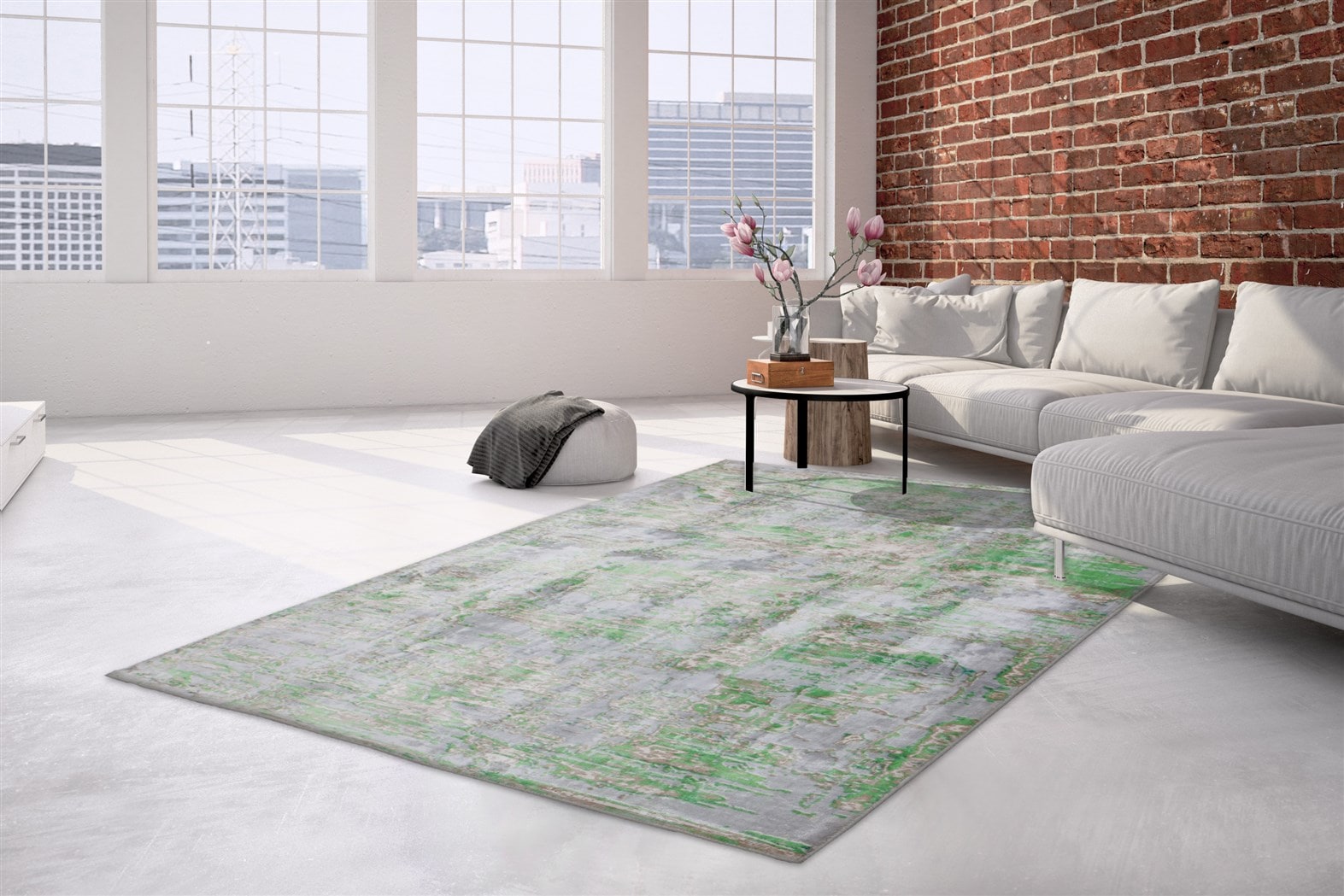 Arte Espina Teppich »Ocean 500«, rechteckig, 23 mm Höhe, Angenehm flauschige Haptik, handgefertigte Unikate, pflegeleicht