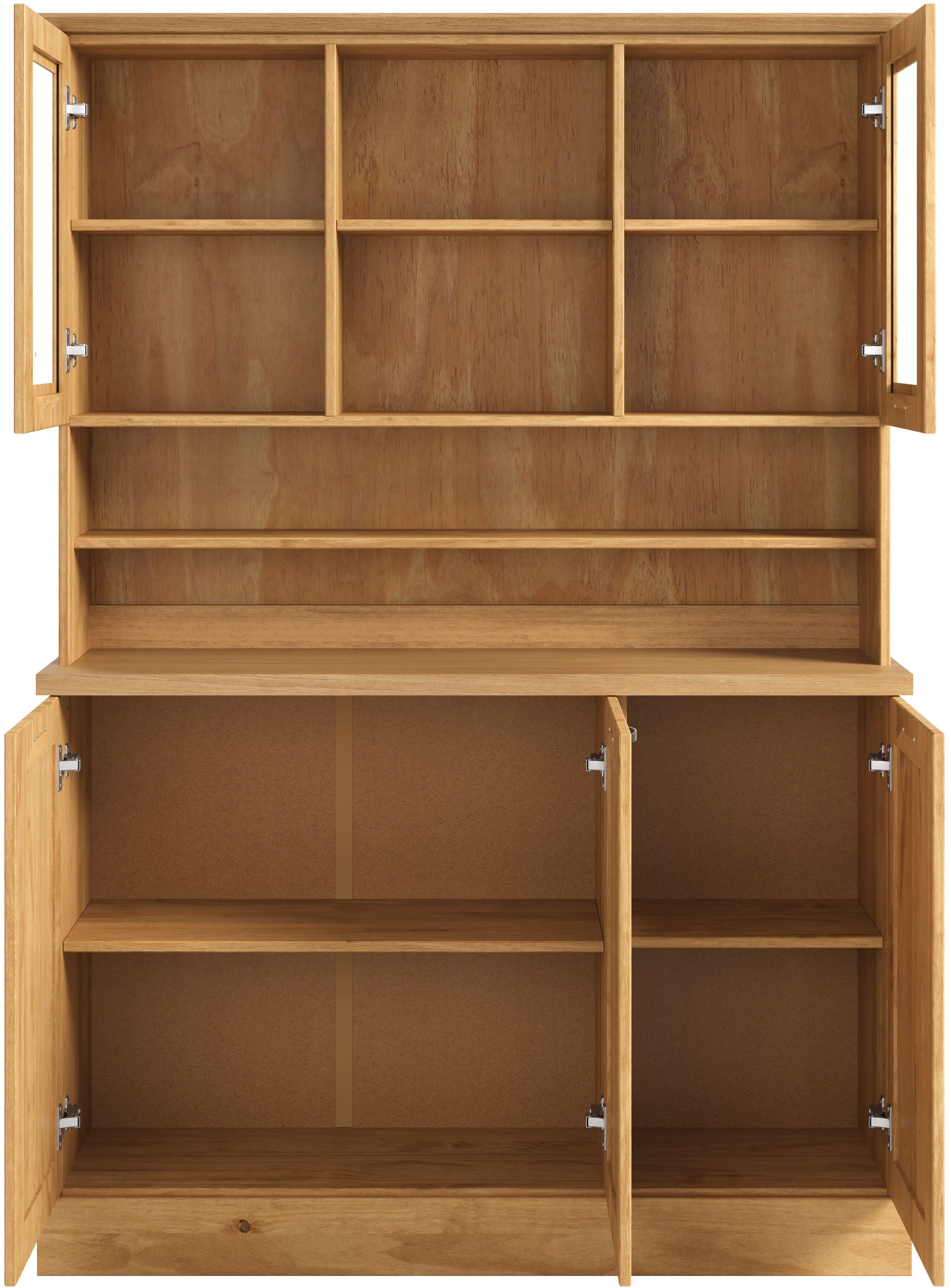 Home affaire Küchenbuffet »Teramo« Breite/Höhe 126/181 cm, mit Metallgriffen