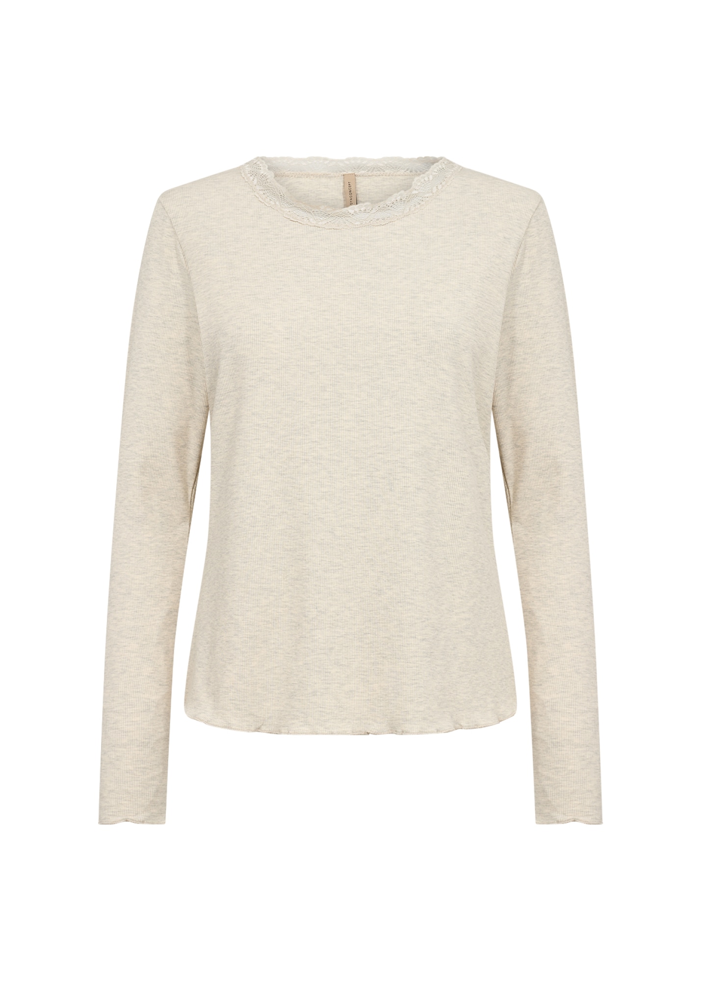 soyaconcept Langarmshirt »SC-CHANILLA 5« Baumwollmischung, Spitze