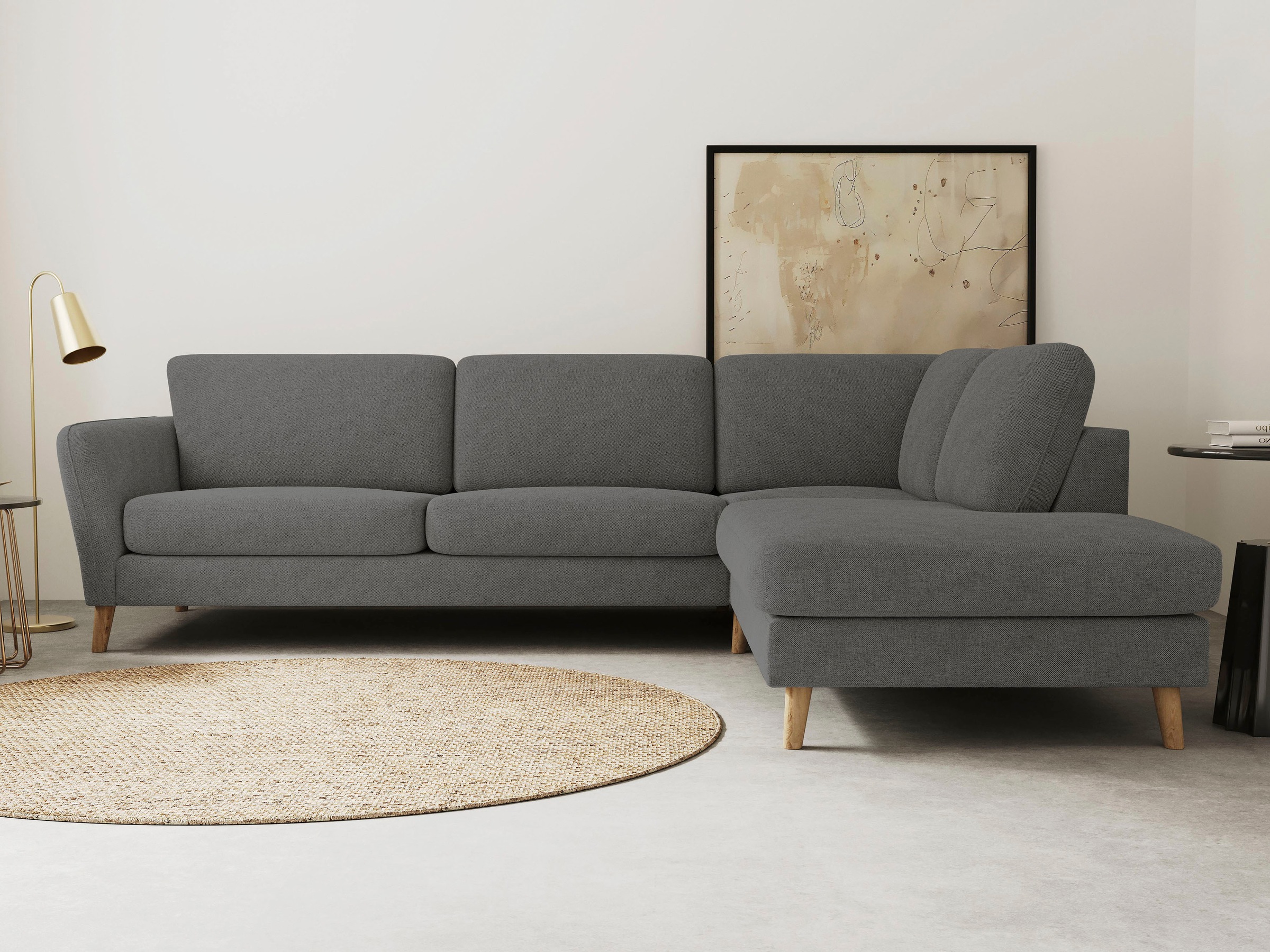 Home affaire Ecksofa »MARSEILLE 278/202 cm, L-Form, Ottom. rechts/links, ve günstig online kaufen