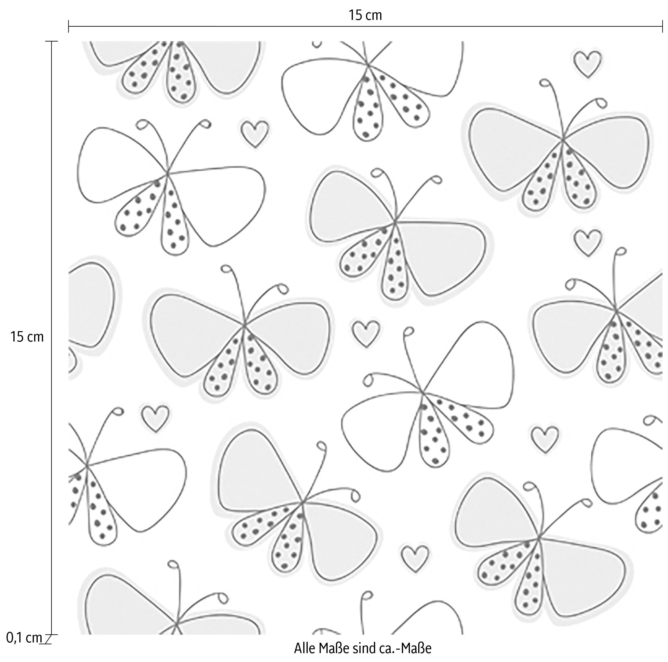 queence Fliesenaufkleber »Schmetterlinge«, Stickerfliesen, selbstklebend, Sticker, 12er Set