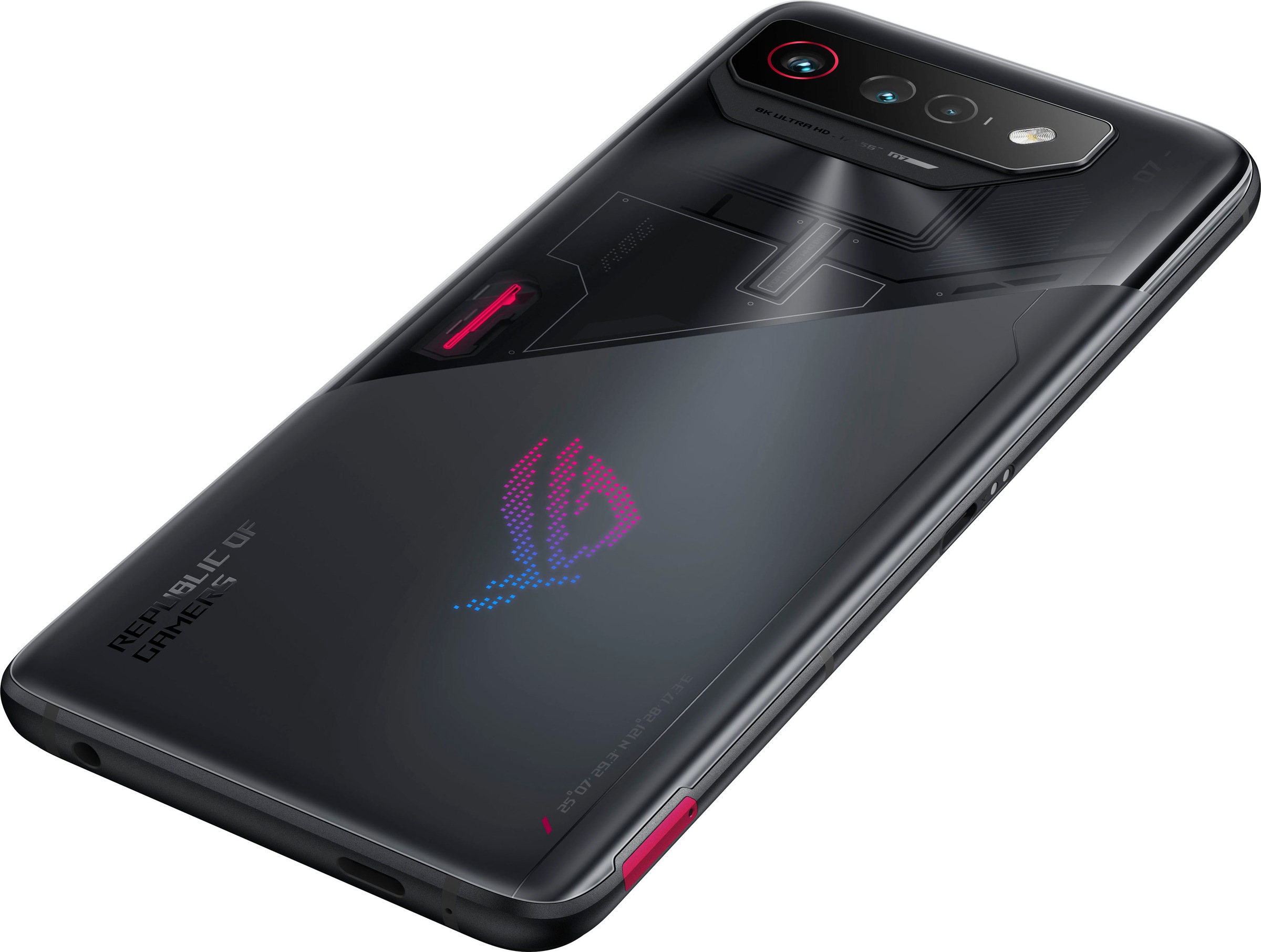 Asus Smartphone »ROG Phone 7 256GB«, phantom black, 17,22 cm/6,78 Zoll, 256 GB Speicherplatz, 50 MP Kamera