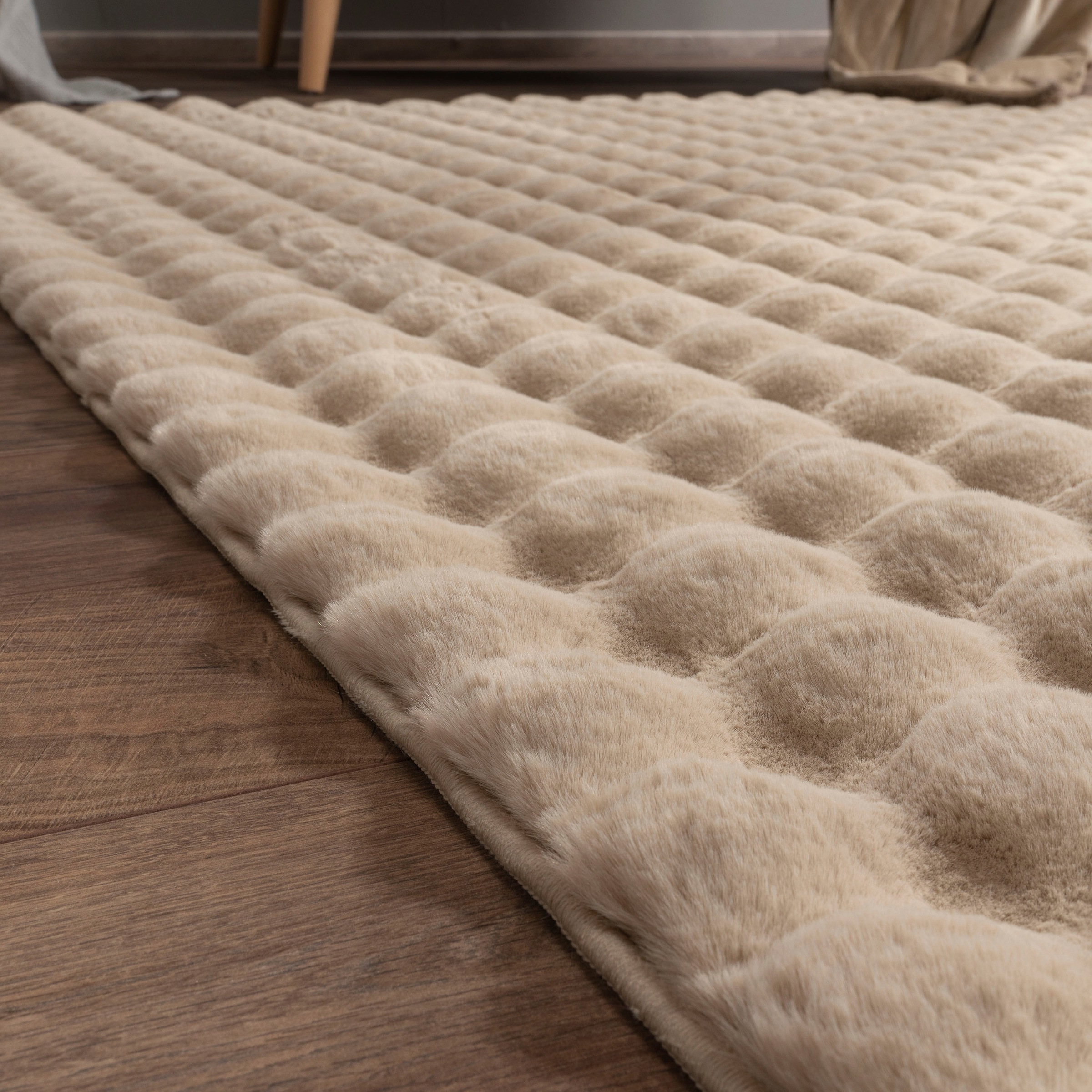 Paco Home Hochflor-Teppich »Arnheim 741«, rechteckig, 34 mm Höhe, Uni Farben, modernes Design, besonders weich, Hoch-Tief Effekt
