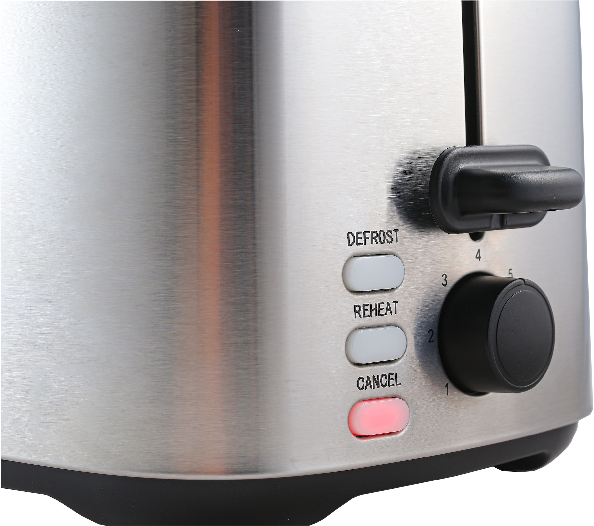 Hanseatic Toaster »HT8007SD«, 2 kurze Schlitze, 800 W, mit Brötchenaufsatz