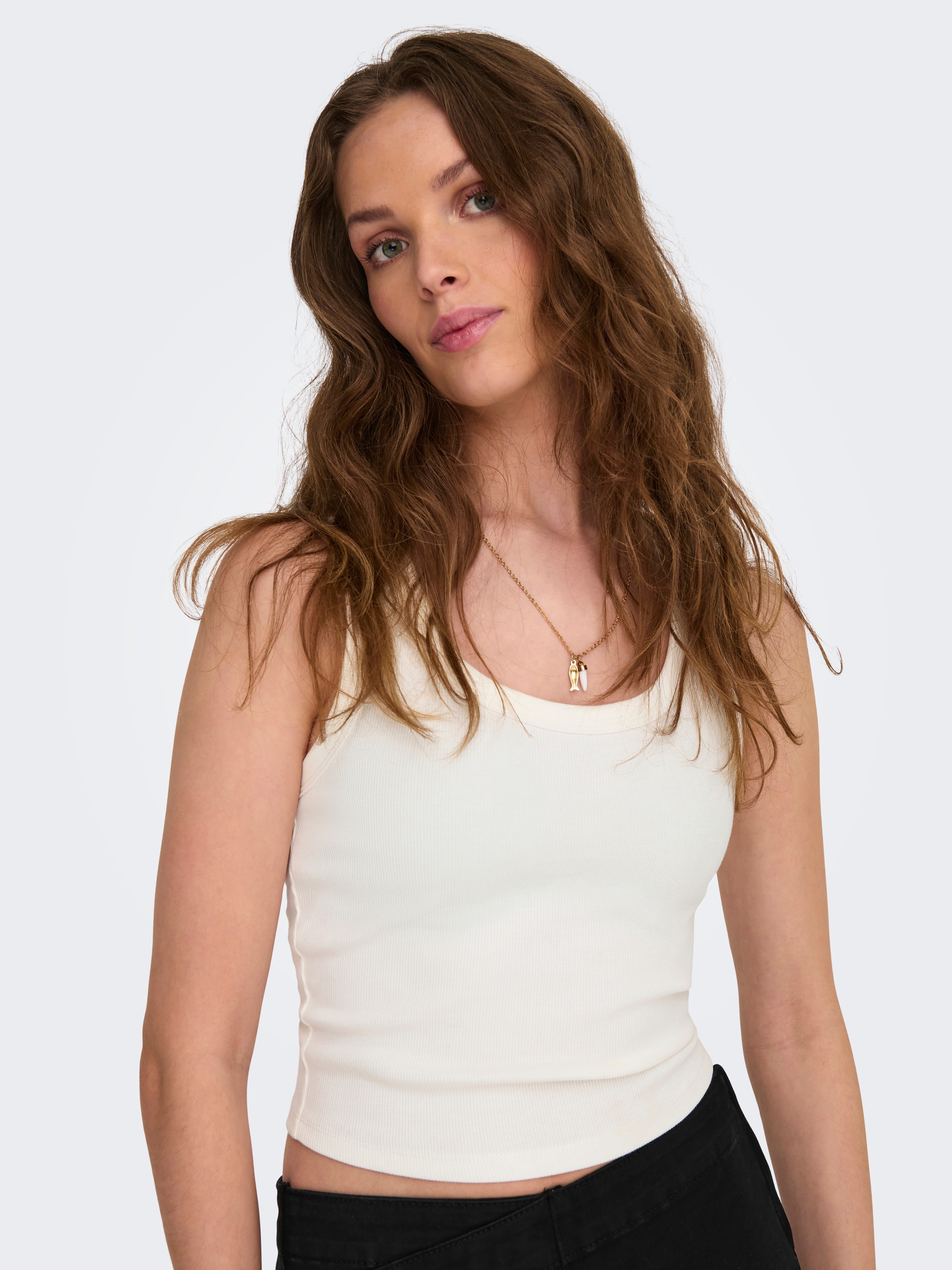 ONLY Tanktop »ONLEASY S/L TANK TOP JRS 2 PACK«, (Set, 2 tlg.)